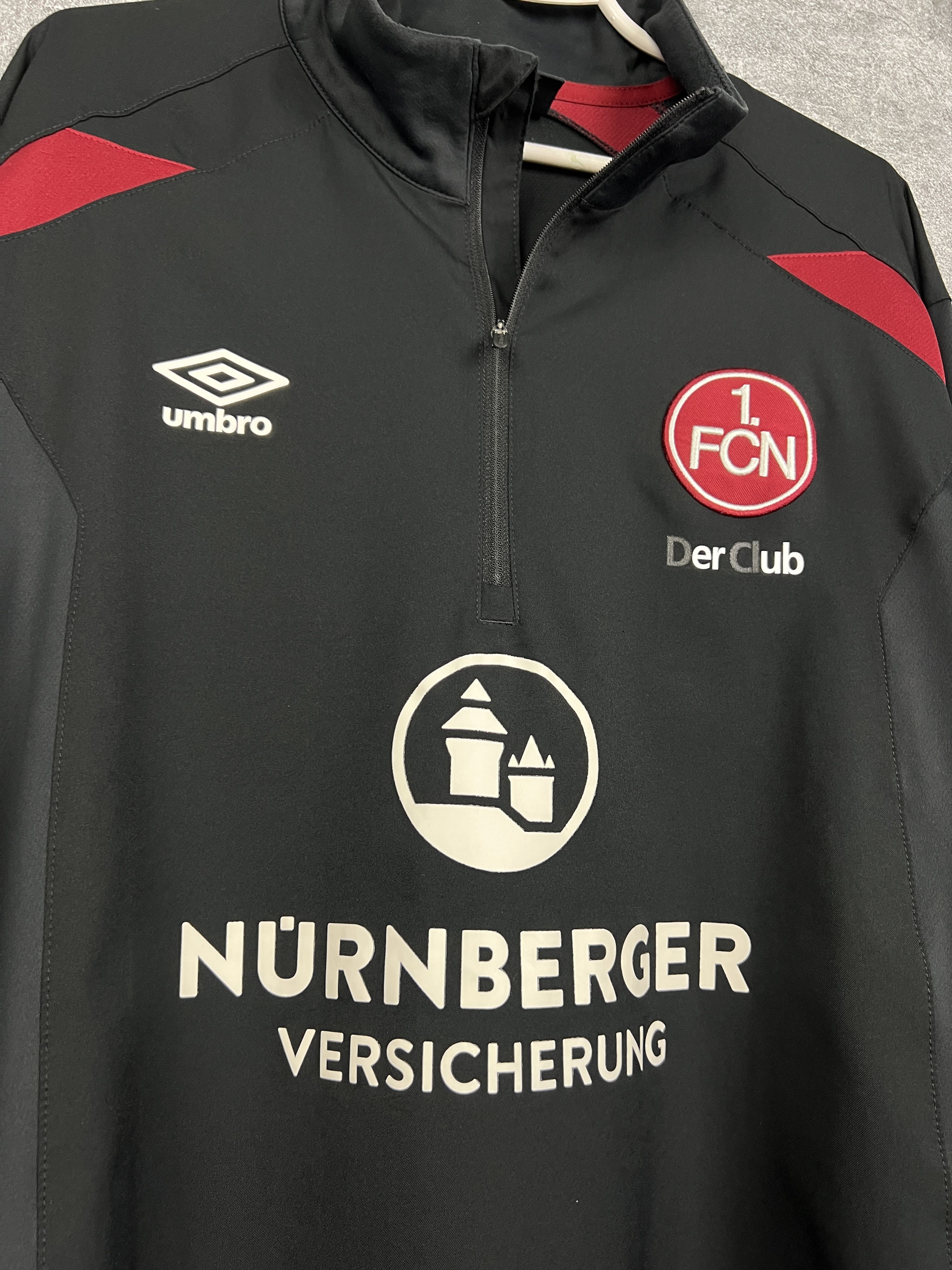 Umbro Nurnberg 1. FCN Football Sweatshirt Soccer Jacket Crewneck Size US XXL / EU 58 / 5 - 3 Thumbnail