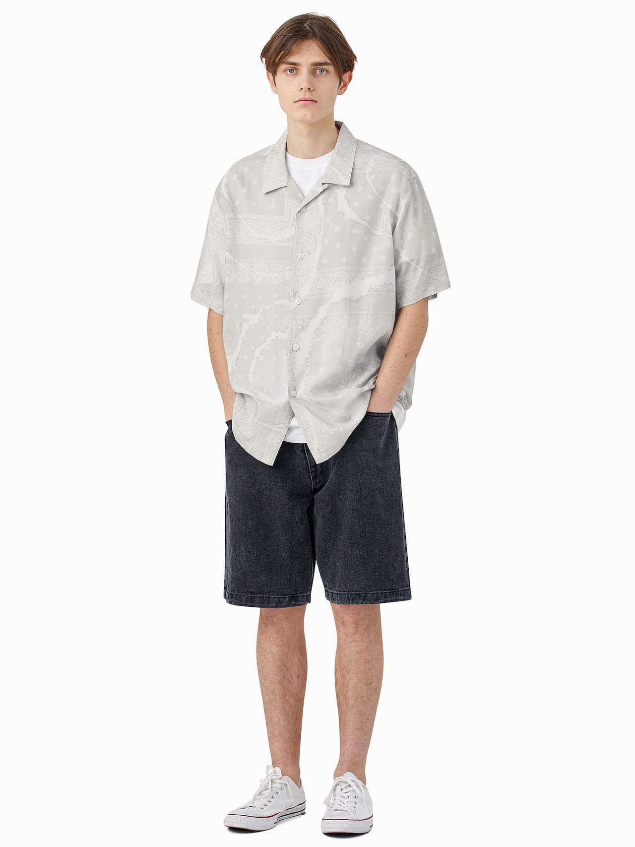 thisisneverthat Thisisneverthat Bandana S/S Shirt Biege Size US S / EU 44-46 / 1 - 3 Thumbnail