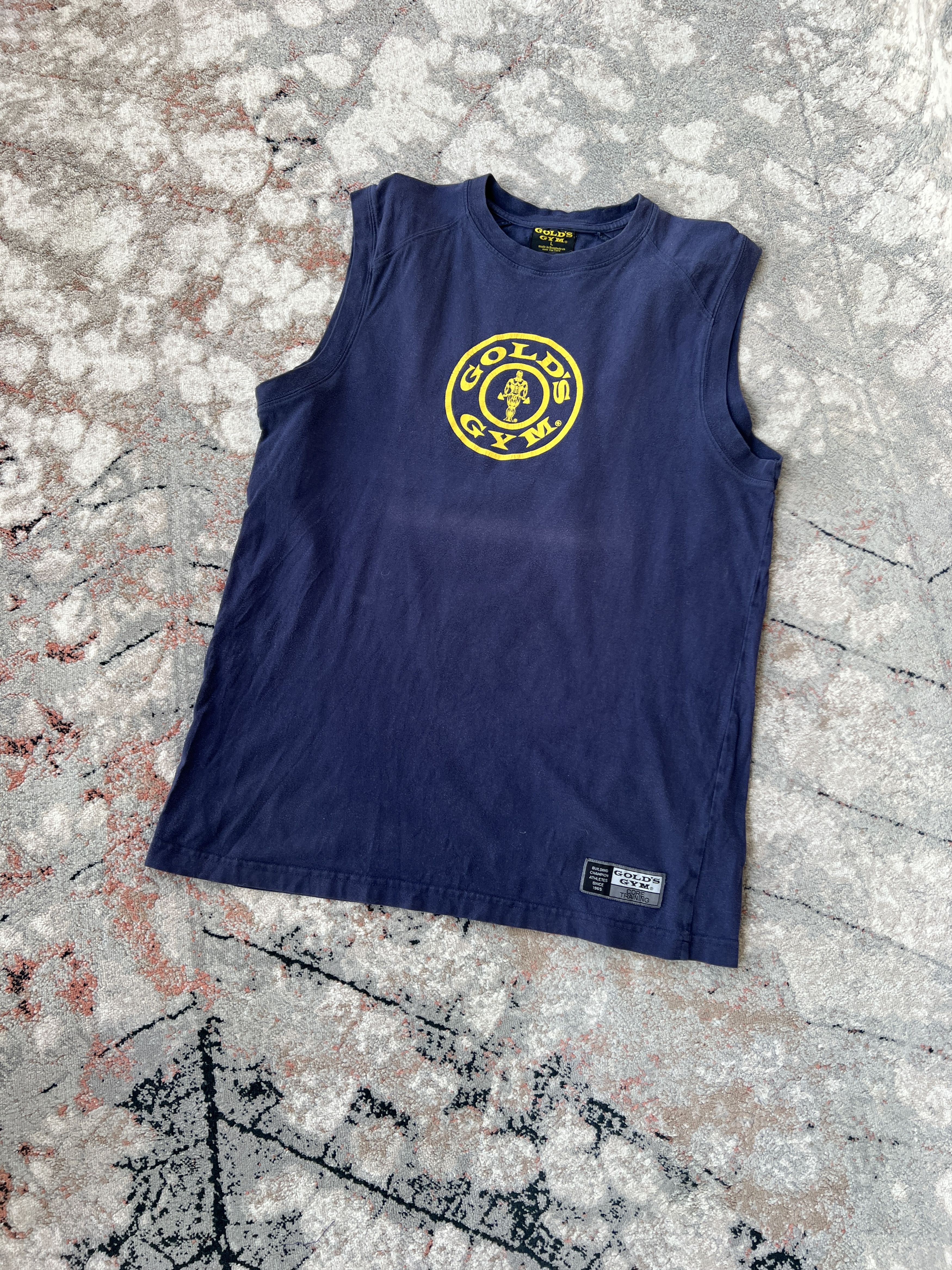 Vintage Vintage Gold's Gym Tank Top Size US L / EU 52-54 / 3 - 1 Thumbnail