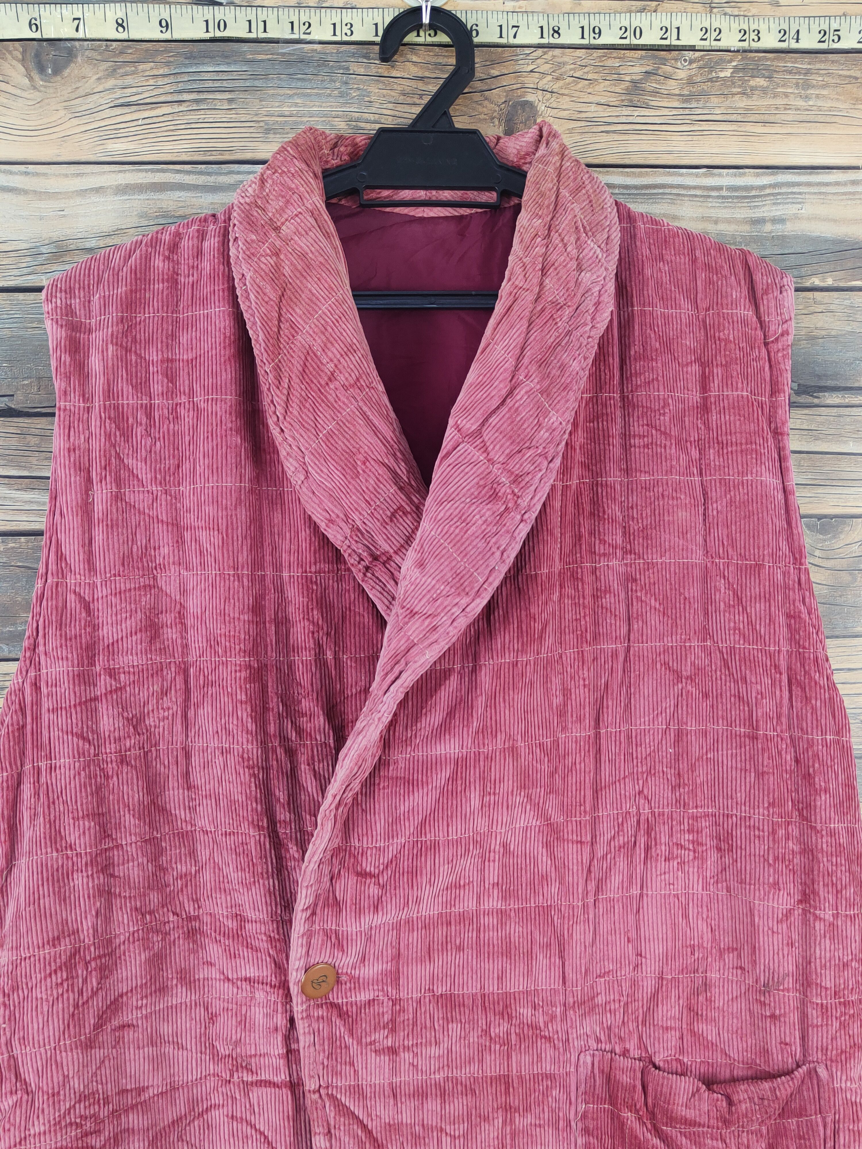 Japanese Brand × Vintage Avant Garde Vintage Japanese Brand Dark Pink Vests Size US L / EU 52-54 / 3 - 2 Thumbnail