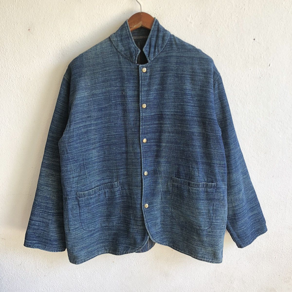 Other Folk Art Woven Reversable Denim Chore Jacket Size US L / EU 52-54 / 3 - 1 Thumbnail