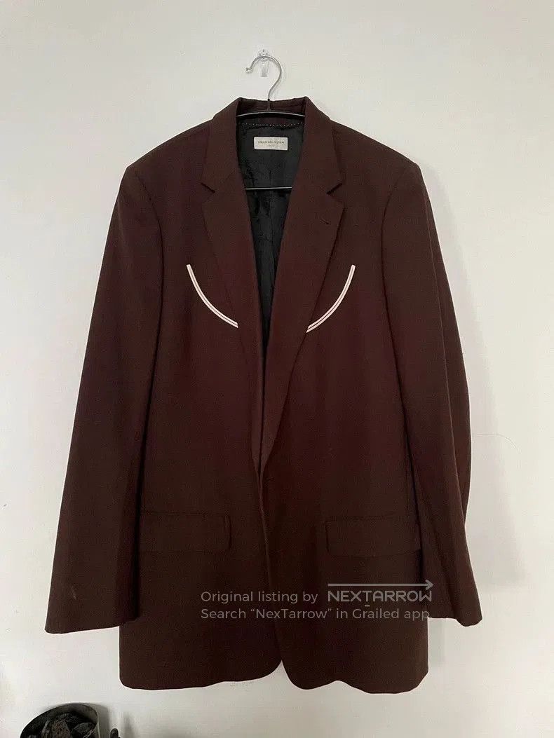 Dries Van Noten Dries Van Noten Brown Blazer L. Size US L / EU 52-54 / 3 - 1 Thumbnail