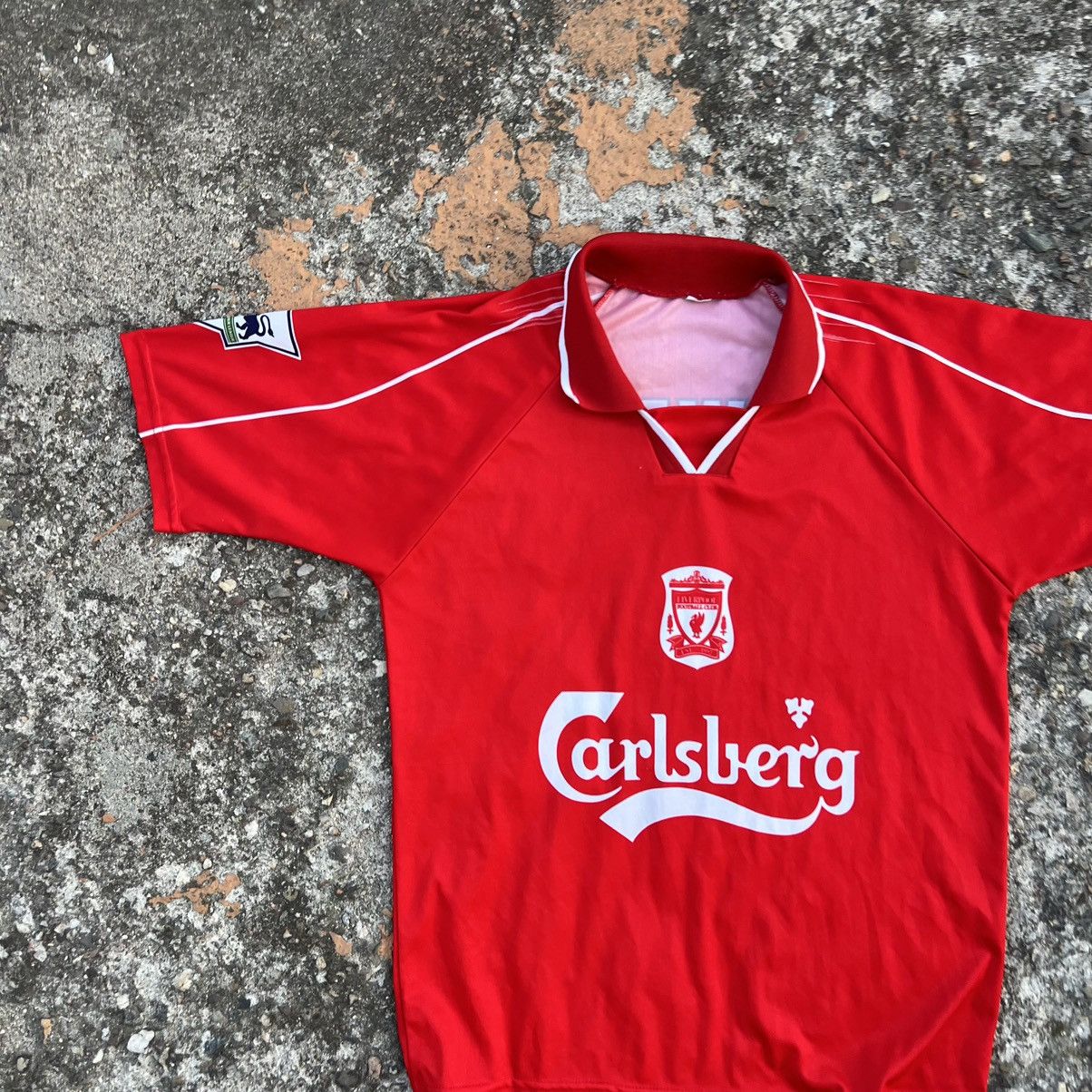 Nike × Vintage Liverpool Vintage 90s Soccer Jersey Blokecore Size US M / EU 48-50 / 2 - 3 Thumbnail