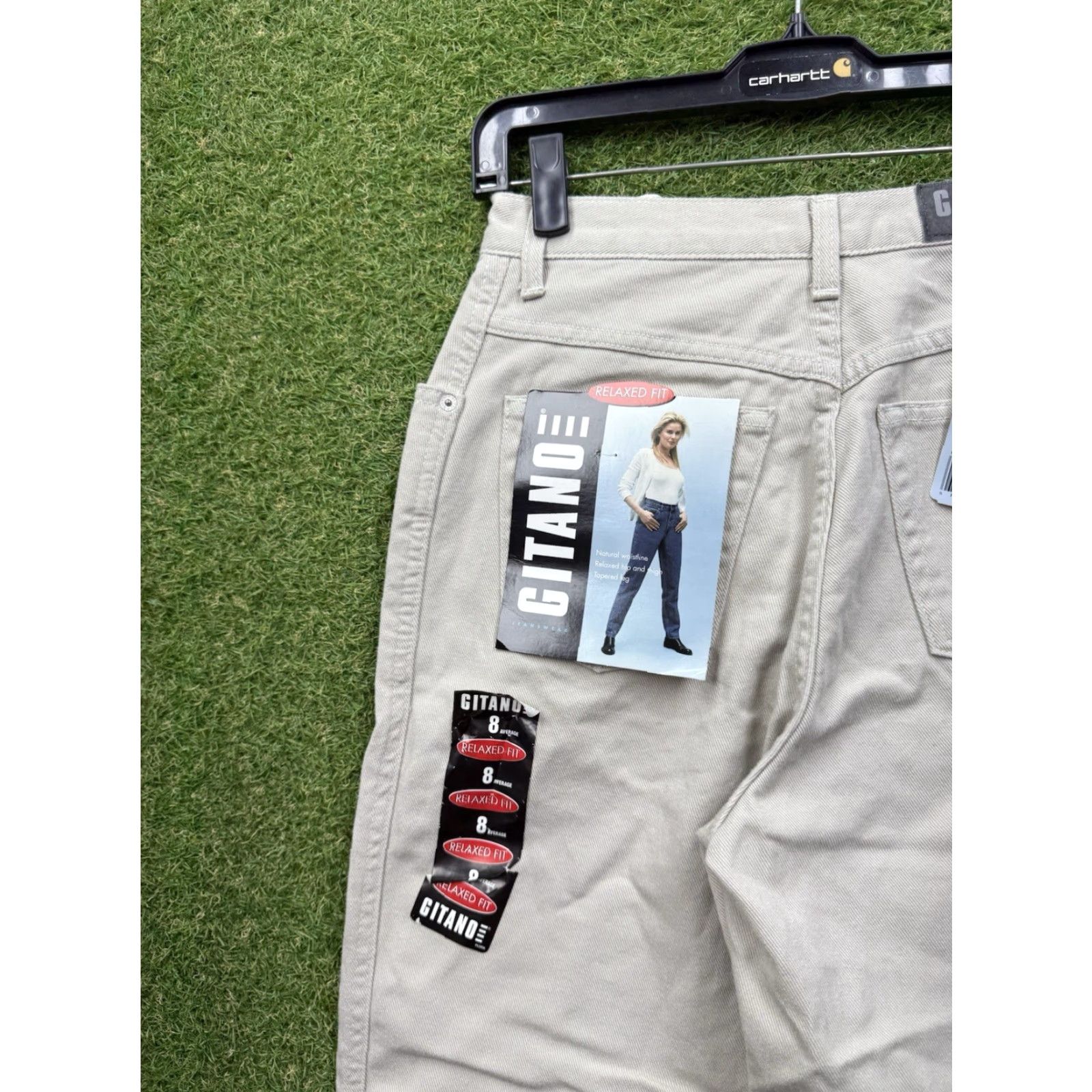 Vintage VINTAGE Gitano Jeans Woman 8 Relaxed High Rise Khaki Denim 30in Inseam 5-Pocket Womens Jeans Size 30" / US 8 / IT 44 - 7 Thumbnail