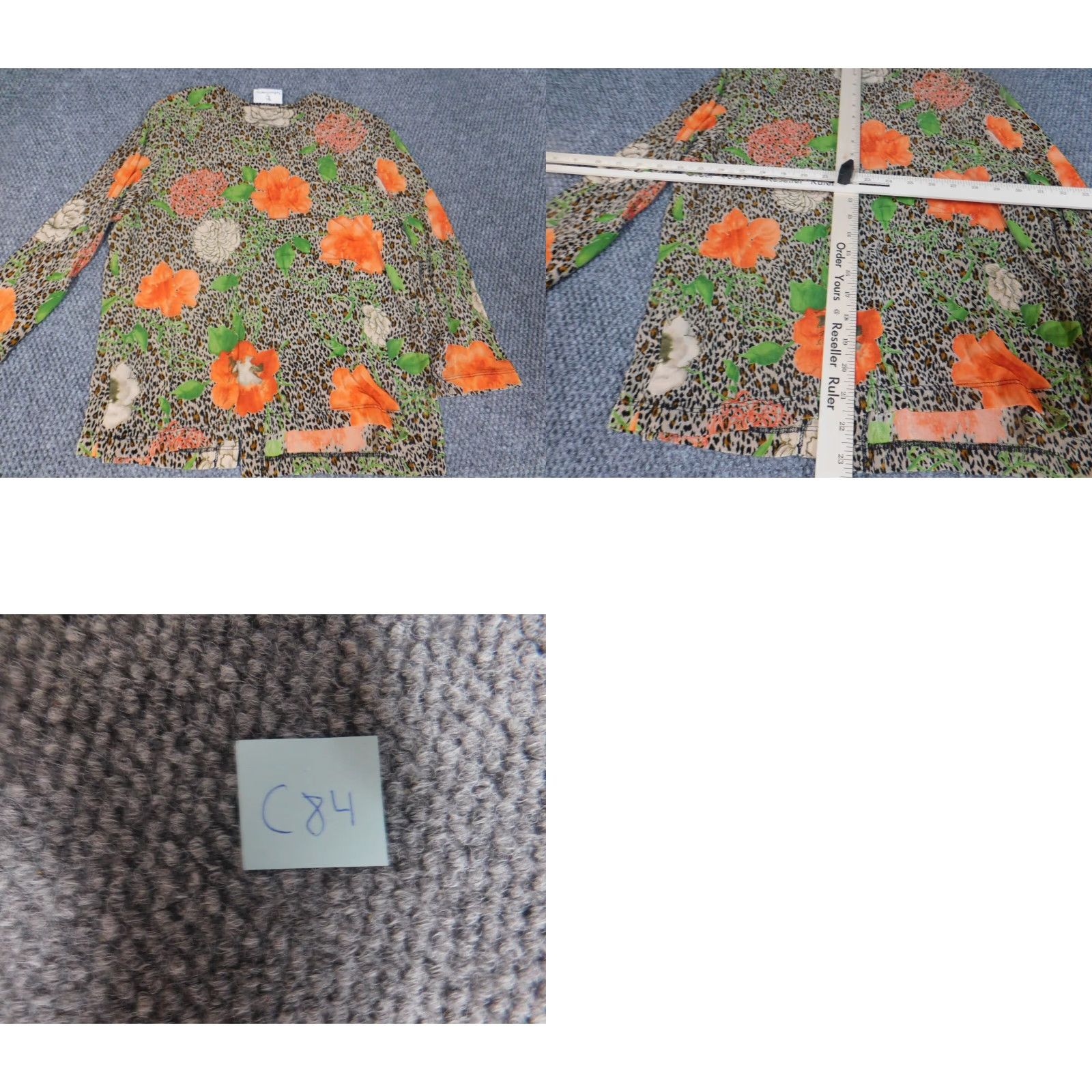 Vintage **The Travel Collection Large Brown Flowered Blouse** User: The Travel Collection Women's Large Brown Flowered Blouse Size L / US 10 / IT 46 - 9 Thumbnail