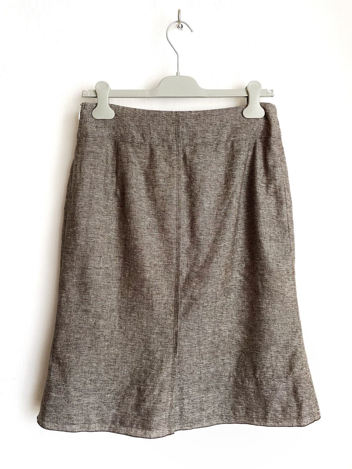 Jil Sander Jil Sander Women Midi Skirt Lino & Wool Made Italy Size 38/M Size 26" / US 2 / IT 38 - 4 Thumbnail