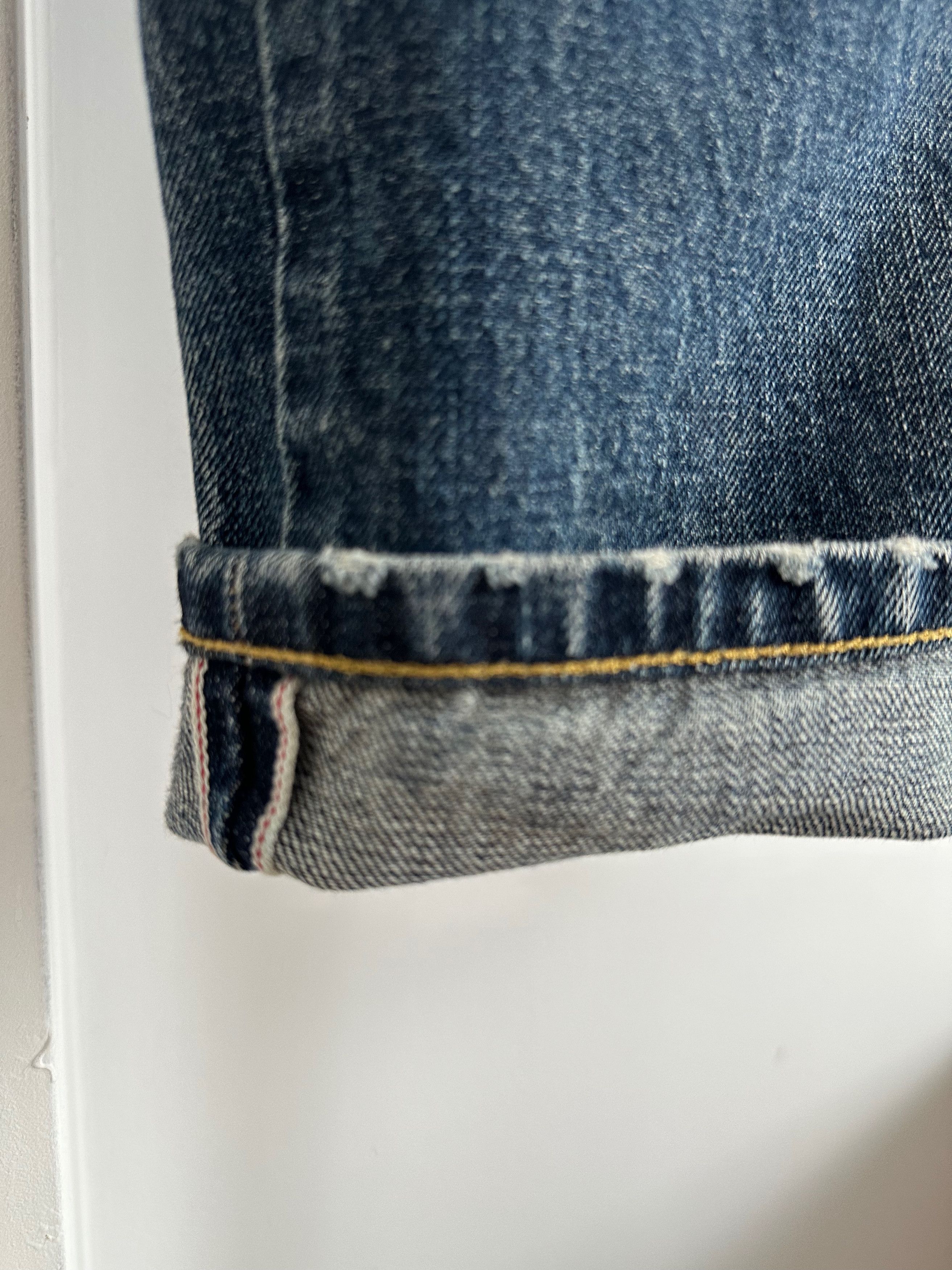 Other TELA GENOVA Selvedge Washed denim pants jeans Size US 35 - 4 Thumbnail