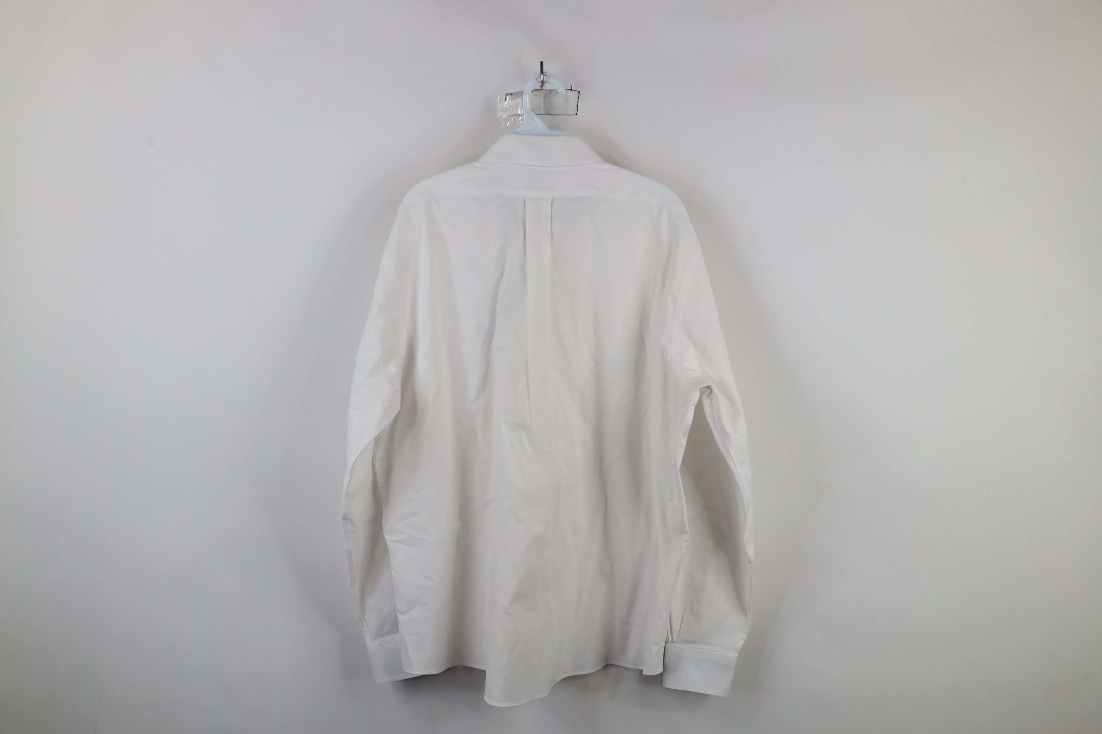 Brooks Brothers × Vintage Vintage Brooks Brothers Iron Stretch Button Down Shirt White Size US L / EU 52-54 / 3 - 11 Thumbnail