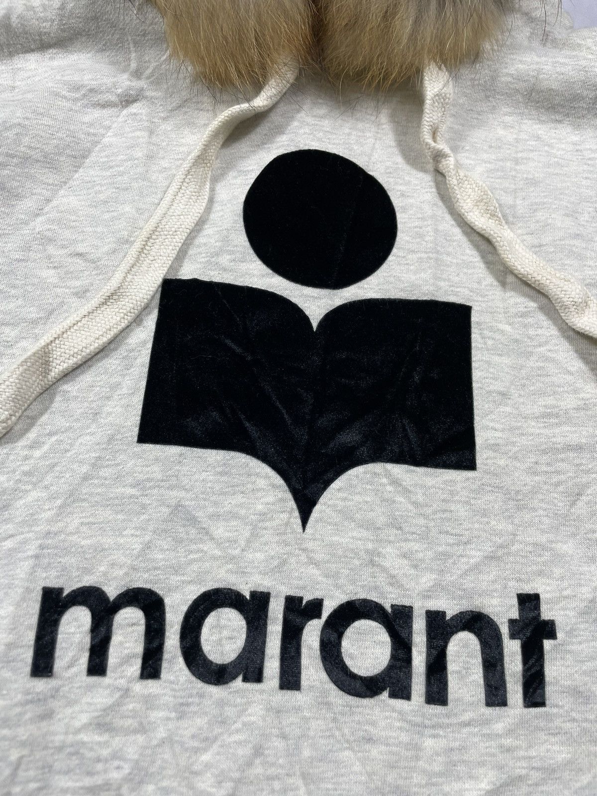 Isabel Marant Fur Hoodie MARANT Velvet Logo Over size Size US L / EU 52-54 / 3 - 3 Thumbnail