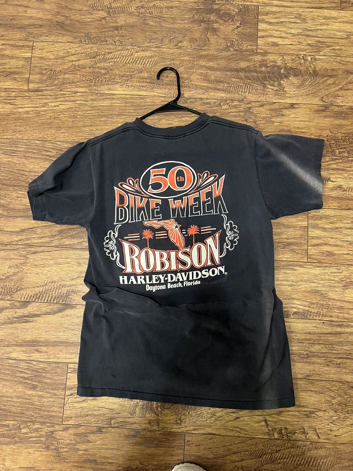 Harley Davidson × Vintage Vintage Harley Davidson T-shirt Size US L / EU 52-54 / 3 - 2 Thumbnail