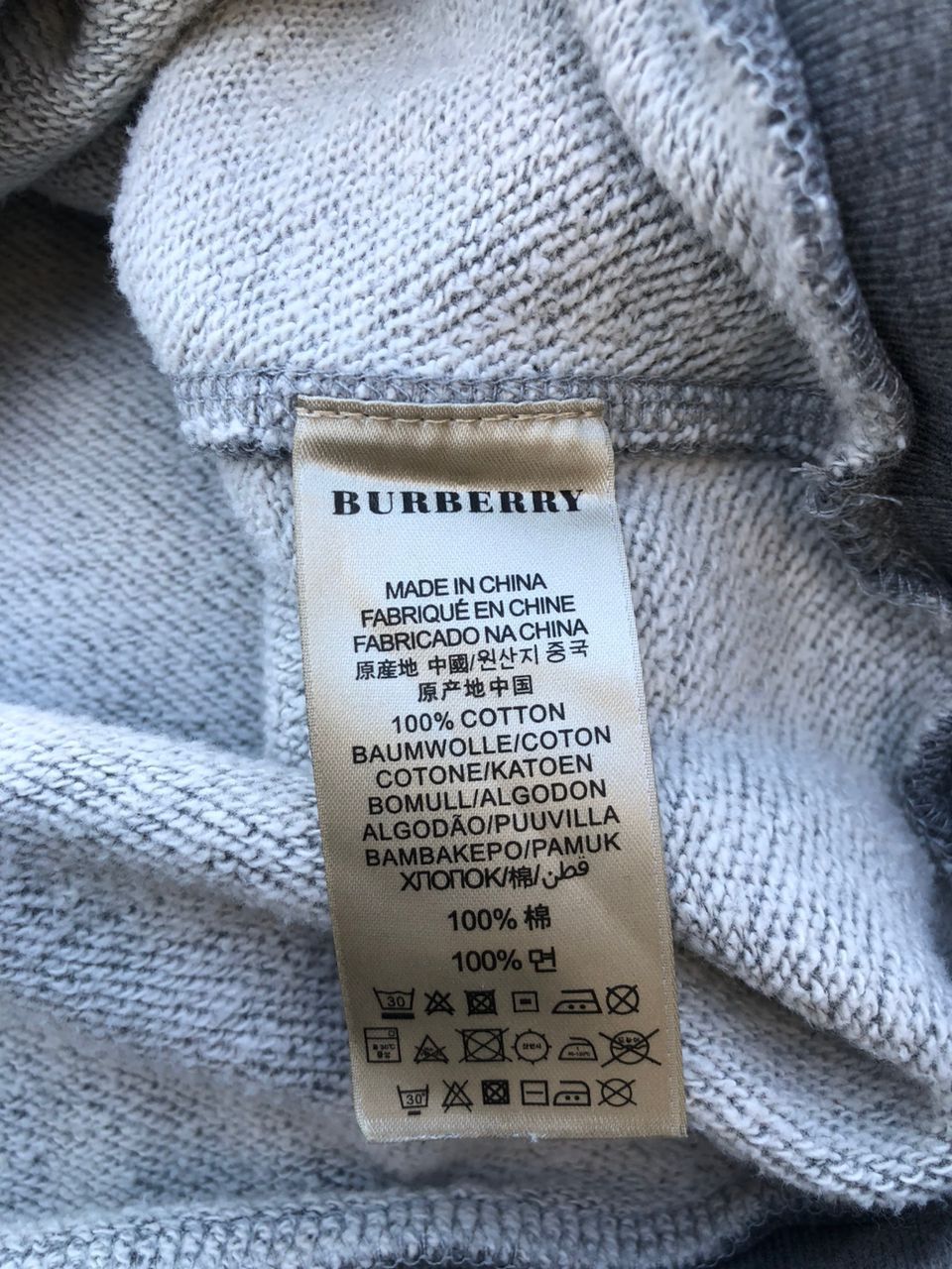 Burberry Burberry Brit Big Logo Sweatshirt Embroidery Size US L / EU 52-54 / 3 - 4 Thumbnail