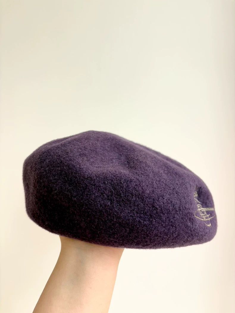 Vivienne Westwood Vivienne Westwood Old dark purple Saturn berets Size ONE SIZE - 2 Thumbnail