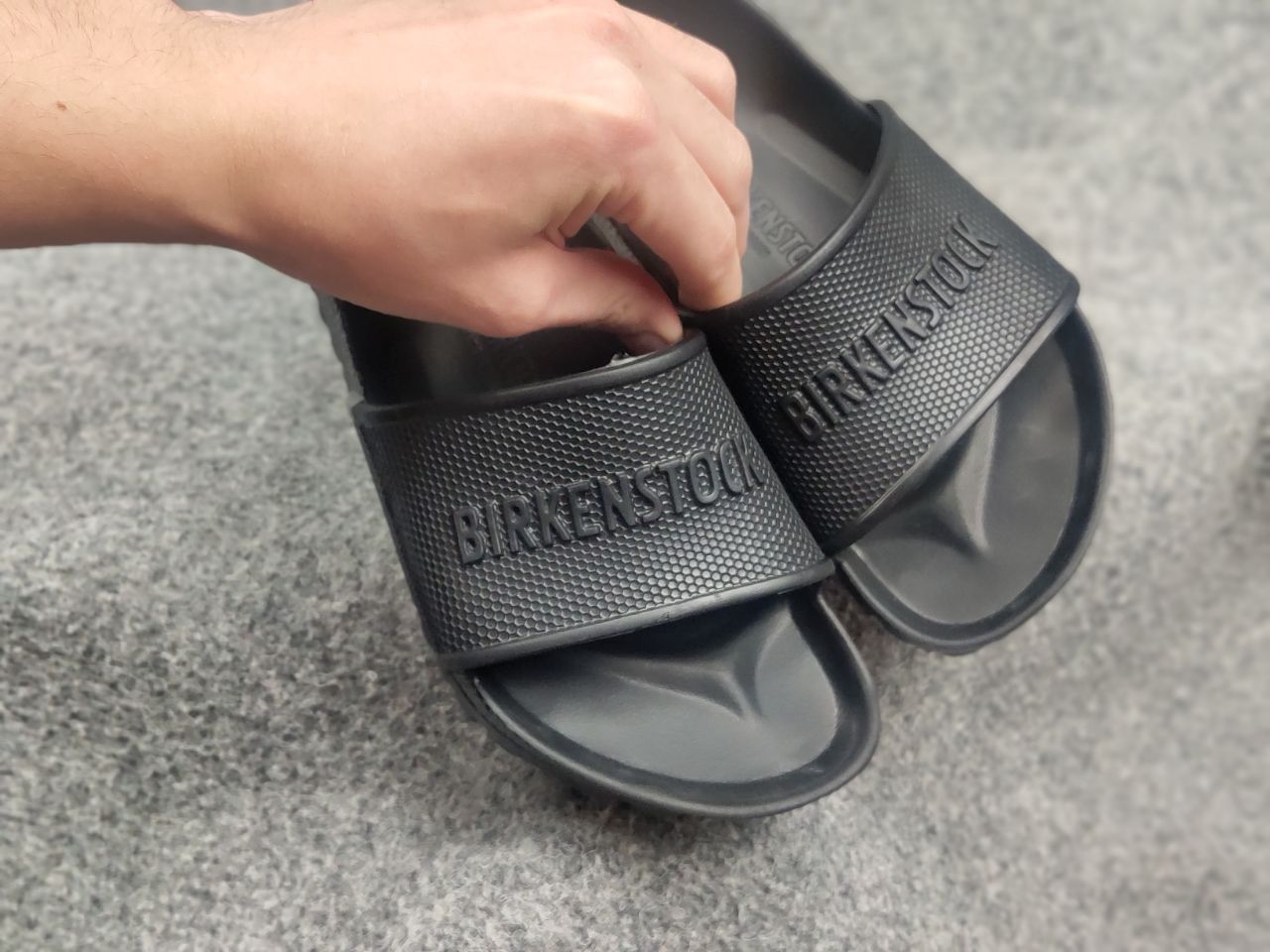 Birkenstock Birkenstock Barbados eva black sandals Slide Slip On Unisex Size US 7 / IT 37 - 13 Thumbnail