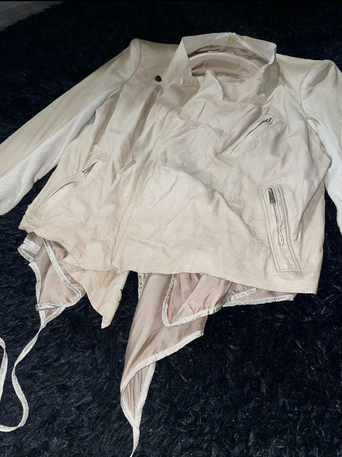 Rick Owens Rick Owen’s olmar n mirta leather jacket Size US S / EU 44-46 / 1 - 5 Thumbnail