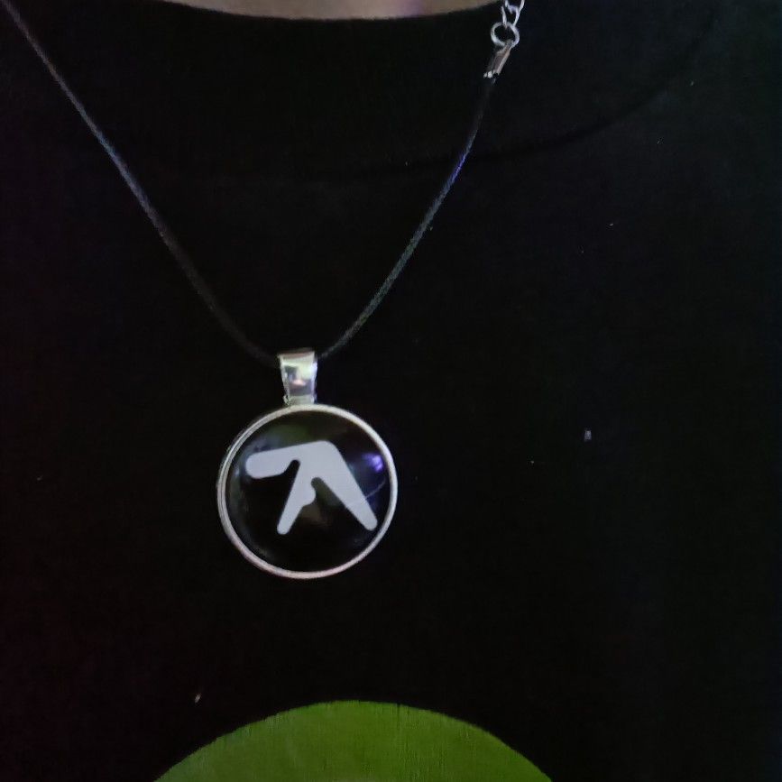 Vintage Aphex twin logo pendant necklace Size ONE SIZE - 3 Thumbnail