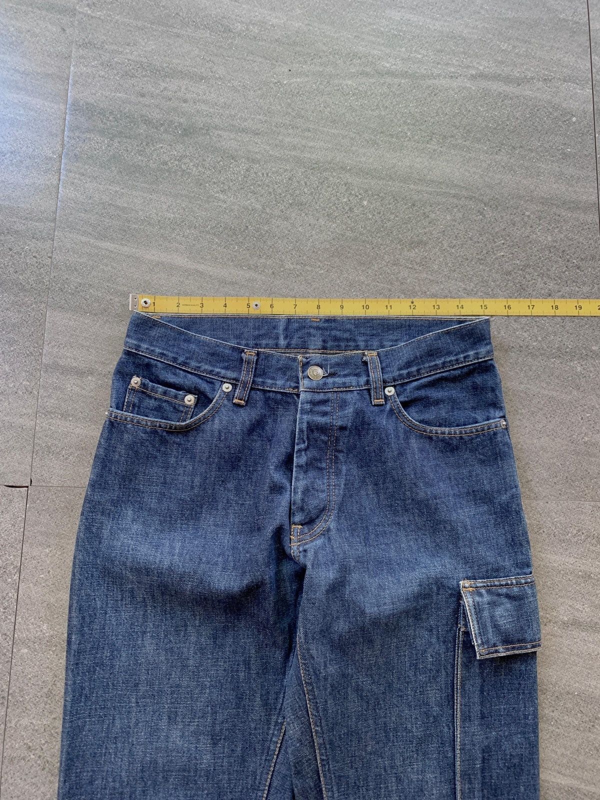 Helmut Lang FREE TAX! 2000s Cargo Denim Jeans Size US 30 / EU 46 - 13 Thumbnail