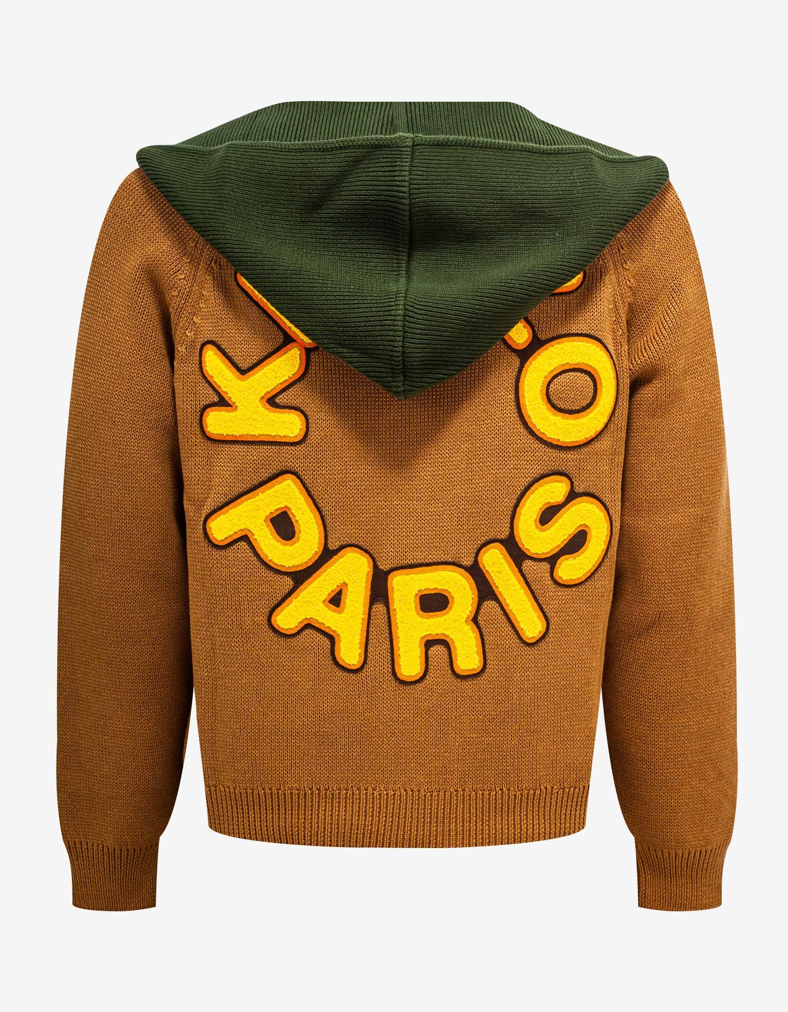 Kenzo Kenzo Yellow Hooded Cardigan Size US XS / EU 42 / 0 - 2 Thumbnail