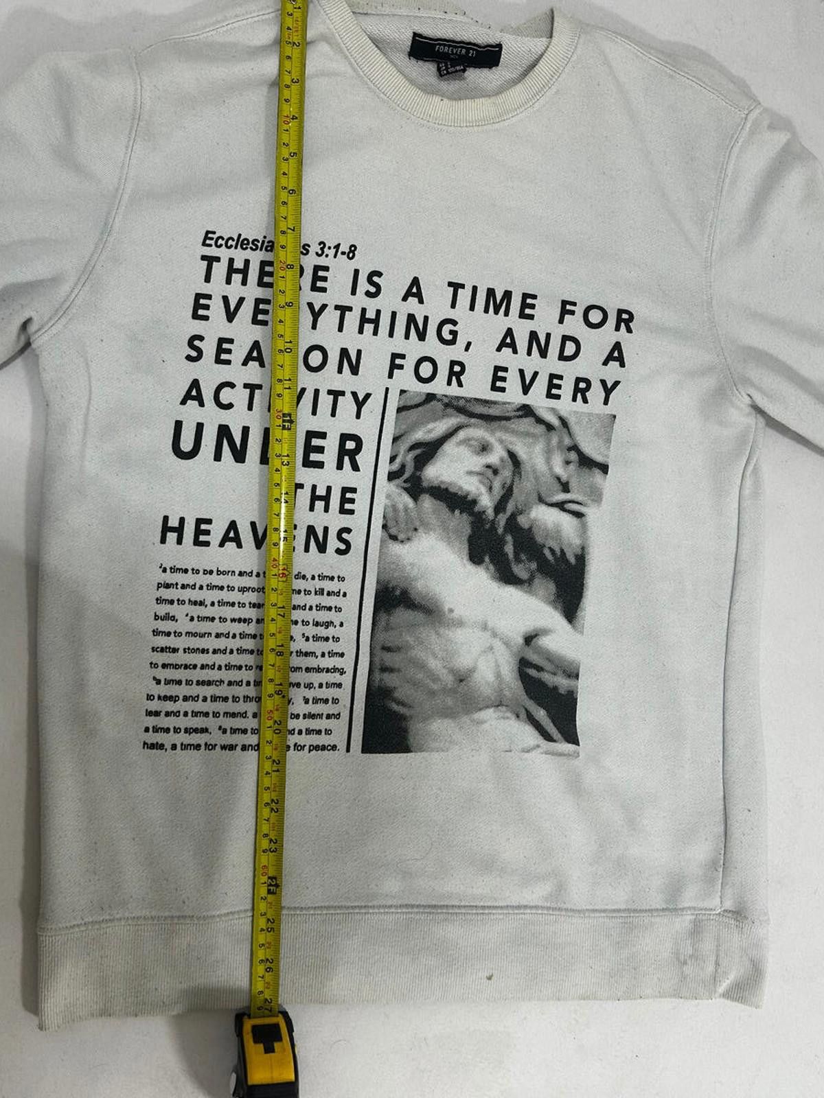 Forever 21 Forever 21 Men's White Graphic Sweatshirt Small Size US S / EU 44-46 / 1 - 5 Thumbnail