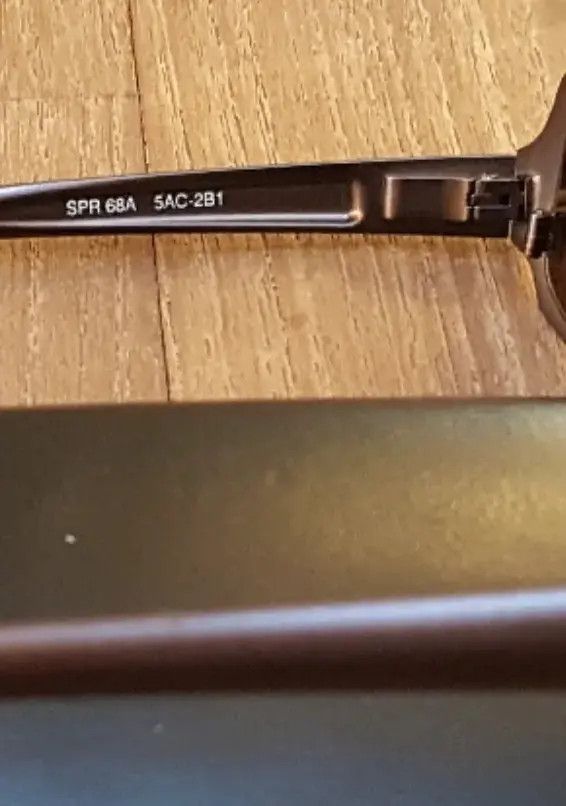 Prada × Vintage PRADA Sunglasses Rectangle Wrap Shield Symbole Star Flame Size ONE SIZE - 5 Thumbnail