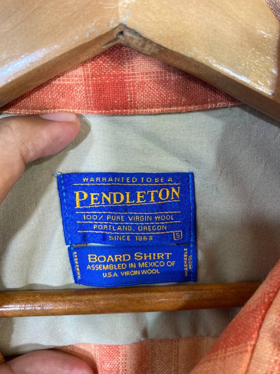 Pendleton vintage pendleton wool shadow plaid shirt nice design Size US M / EU 48-50 / 2 - 6 Thumbnail
