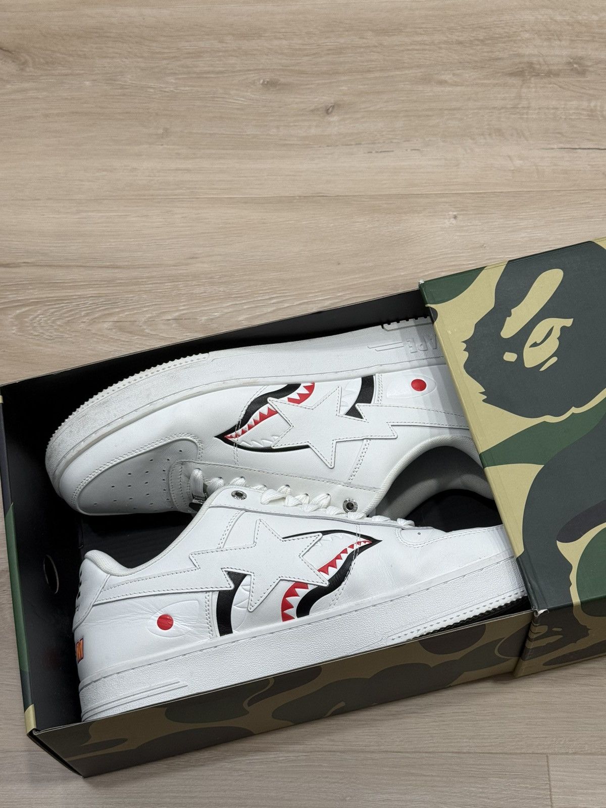 Bape Bapesta MA 2 Shark Sneakers Size US 13 / EU 46 - 2 Thumbnail