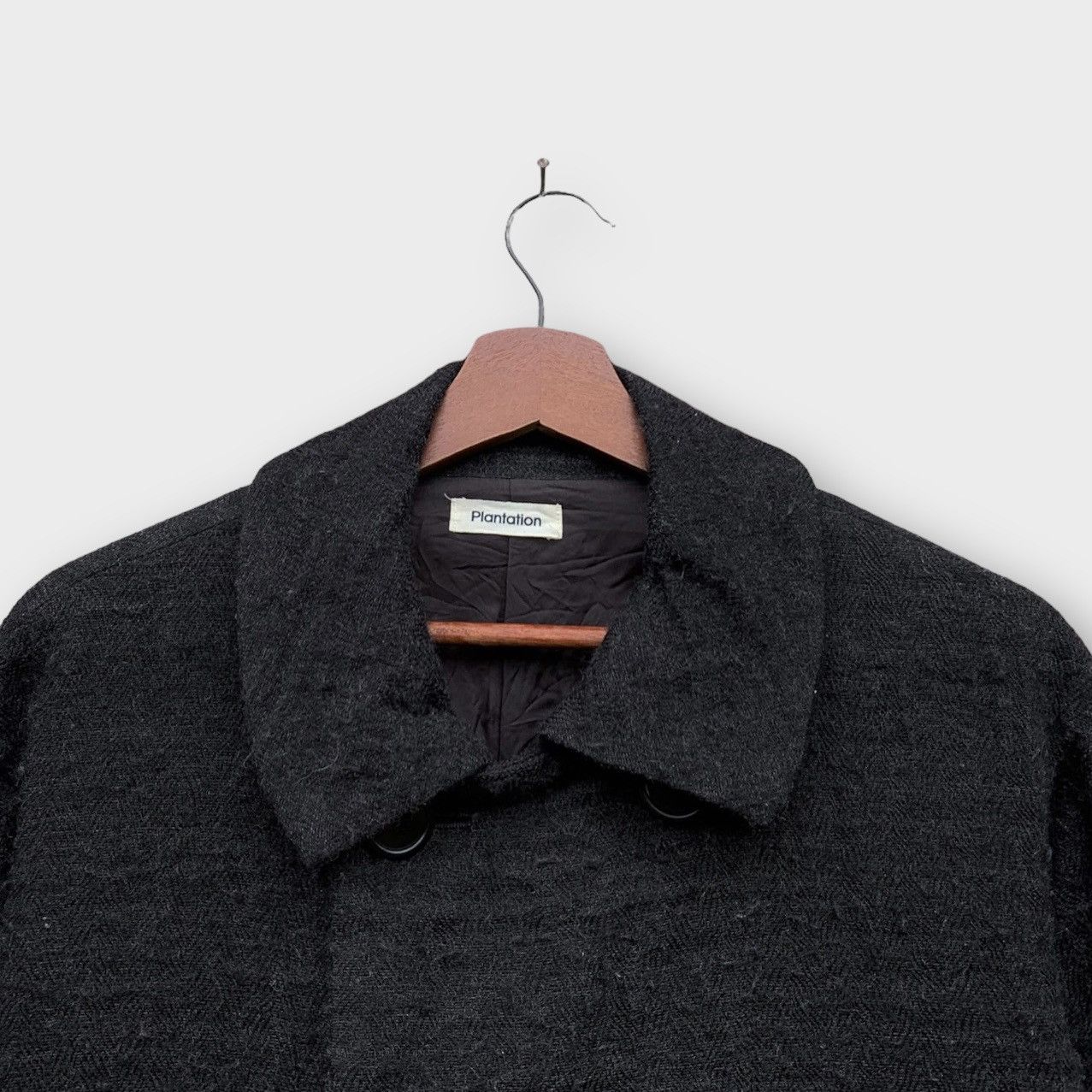 Issey Miyake VINTAGE ISSEY MIYAKE PLANTATION DOUBLE BREASTED WOOL JACKET Size US M / EU 48-50 / 2 - 5 Thumbnail