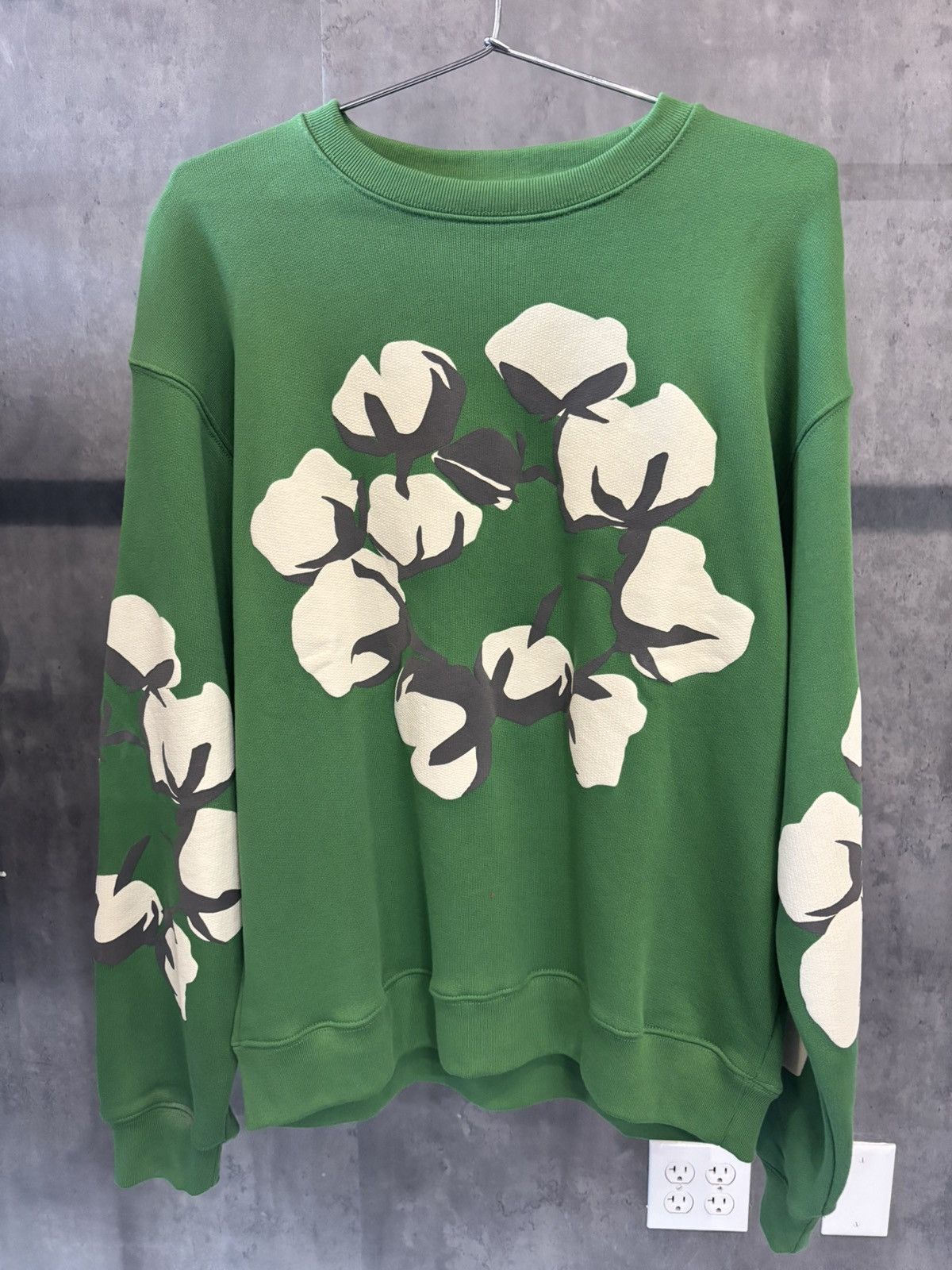 DENIM TEARS DENIM TEARS GREEN CREWNECK SIZE M - NEW Size US M / EU 48-50 / 2 - 1 Thumbnail