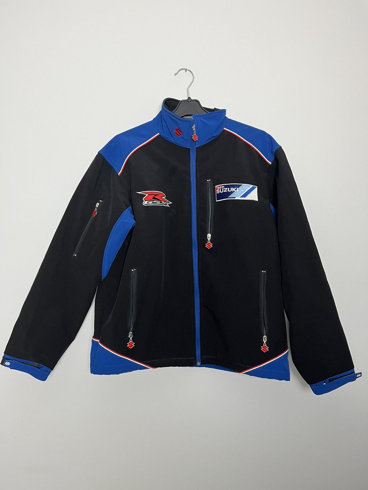 image of Suzuki Racing Jacket Logo in Black, Men's (Size Small)