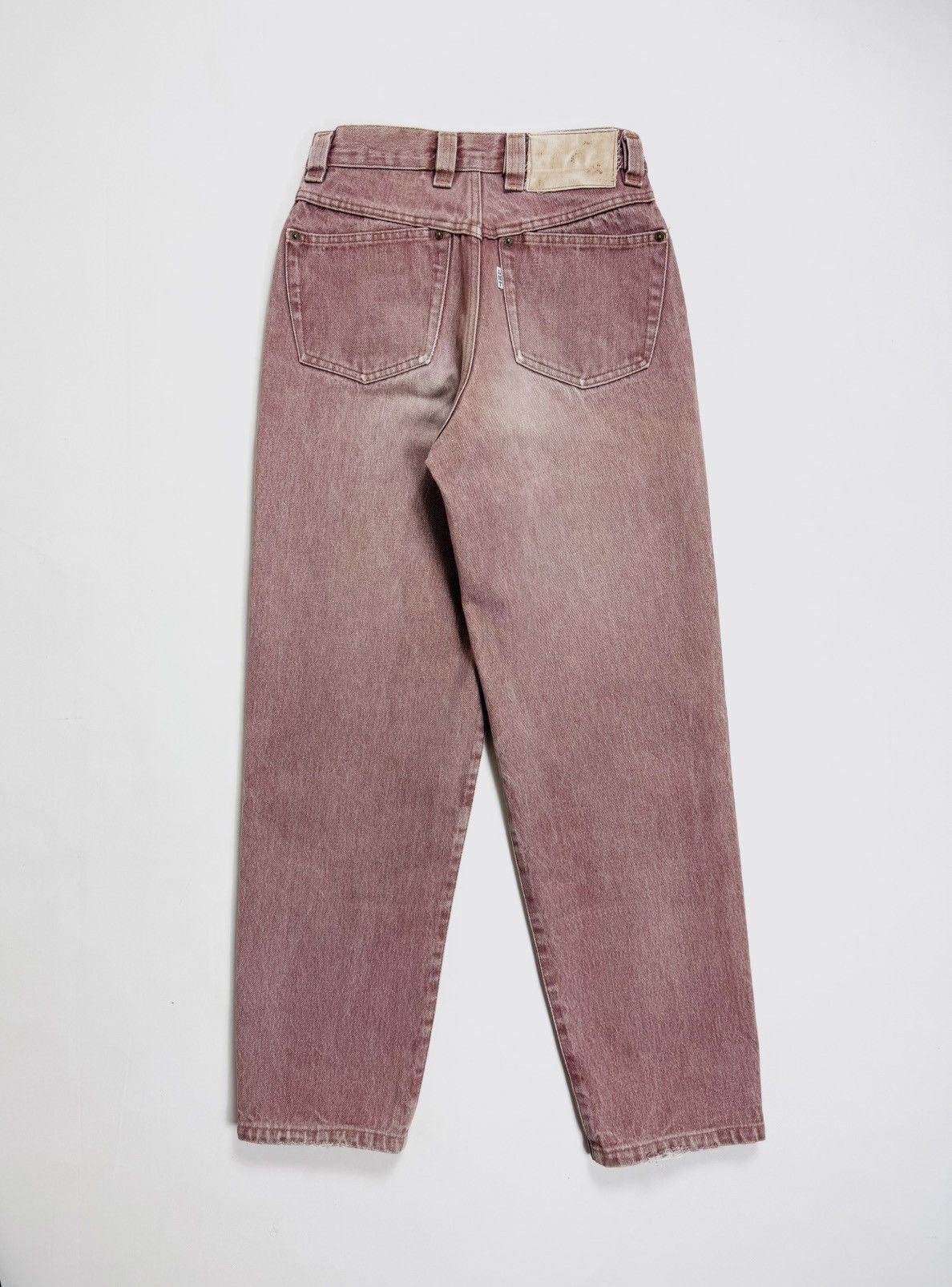 Diesel Vintage Diesel Baggy Burgundy Denim Jeans Size 27" / US 4 / IT 40 - 3 Thumbnail