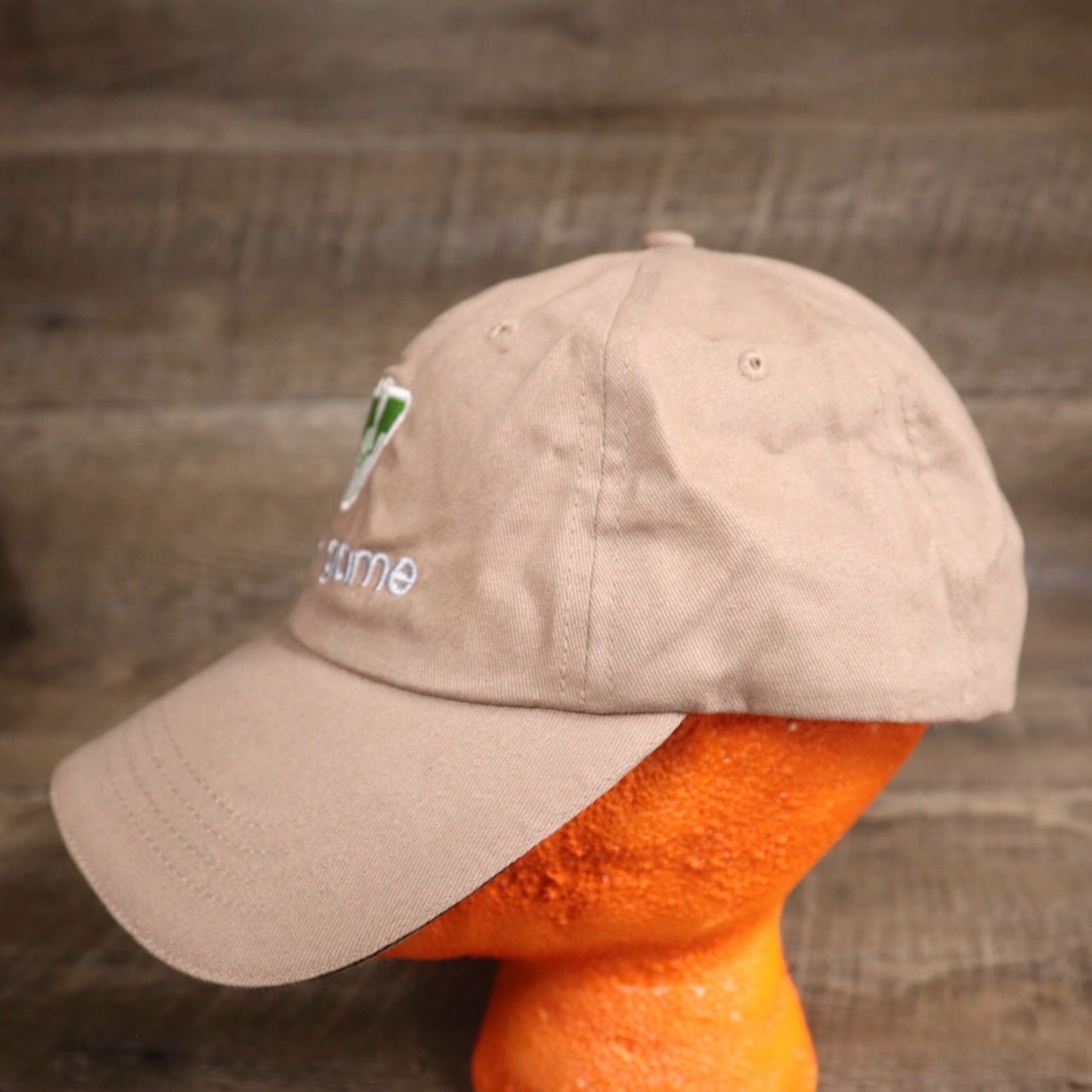 Vintage Virginia Lottery Hat Baseball Cap Adjustable Beige Striped Cotton Men’s Cap Adjustable Strapback Size ONE SIZE - 5 Thumbnail