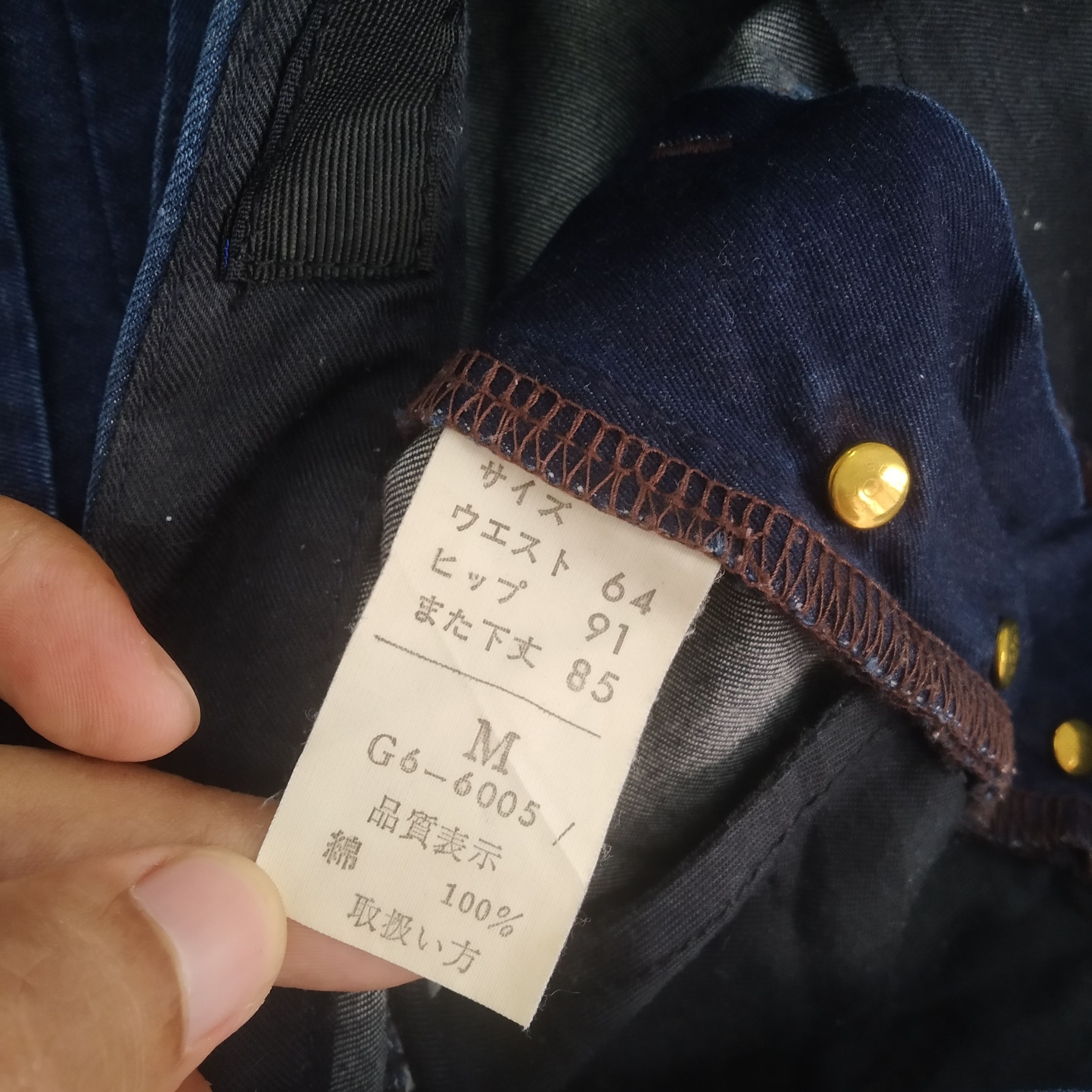 Japanese Brand Vintage Marithe Francois Girbaud Indigo Blue Japan Denim Size US 27 - 12 Thumbnail
