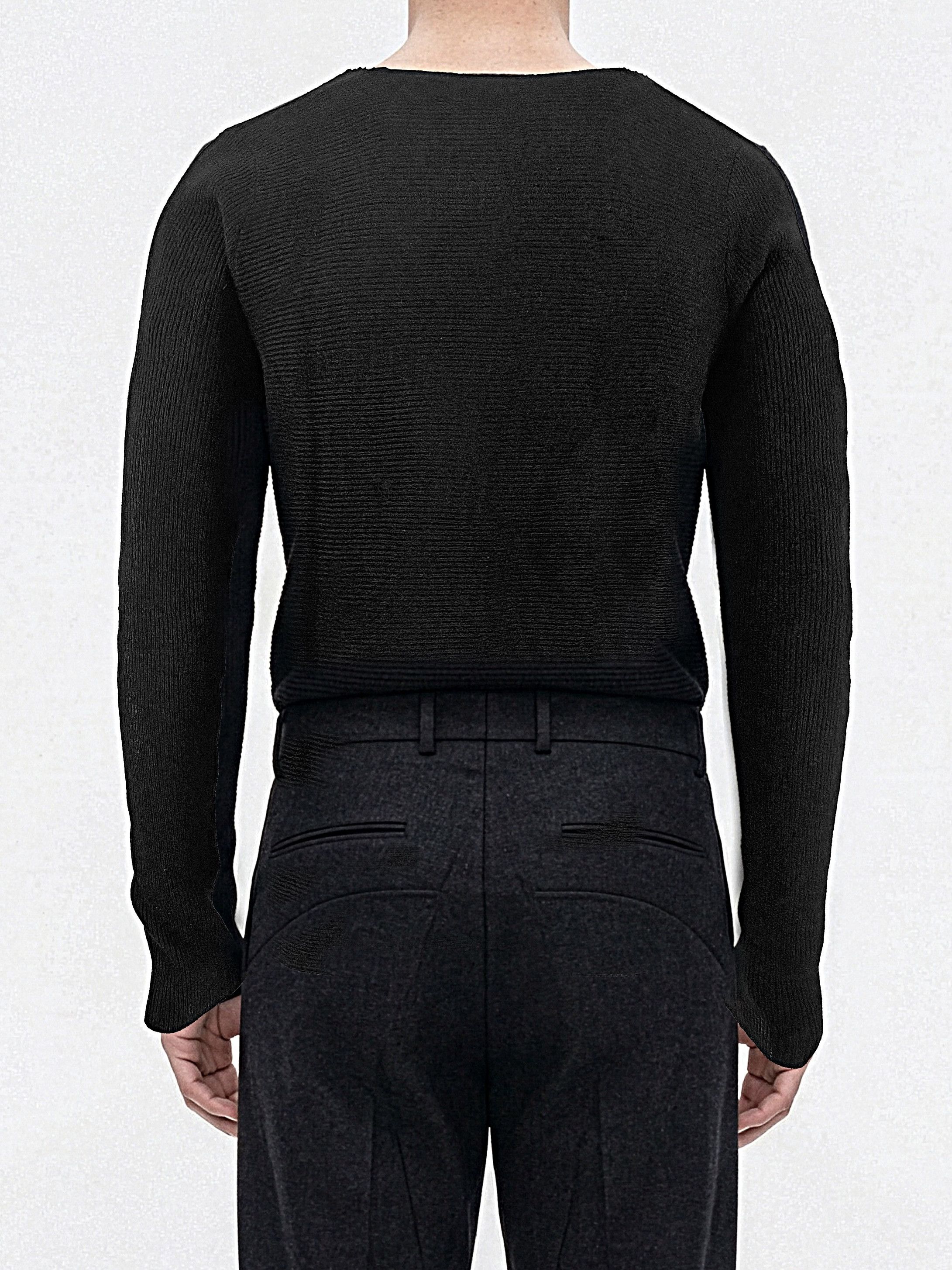 Burberry 100% Cashmere Ribbed Deep V-Neck Sweater Size US M / EU 48-50 / 2 - 2 Thumbnail