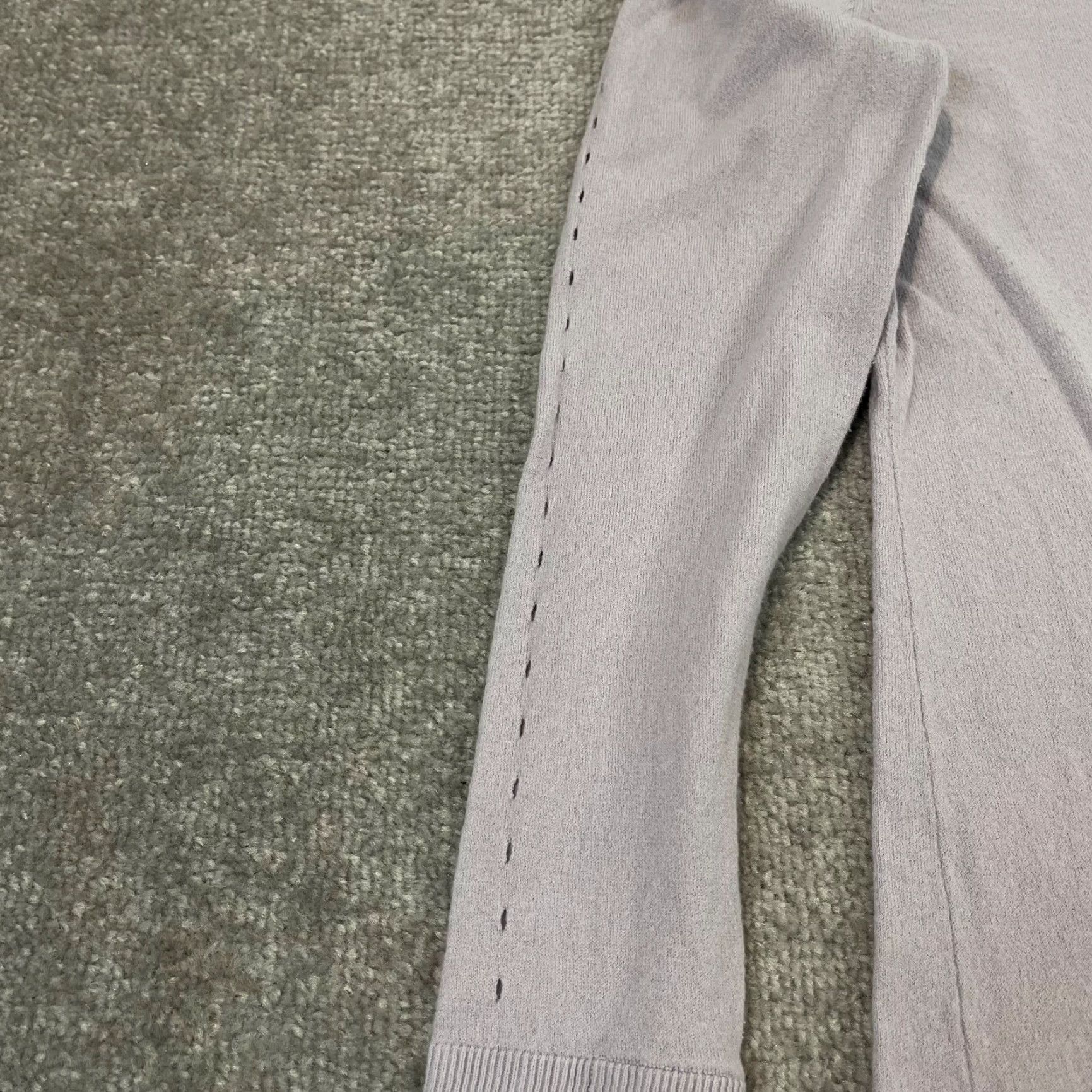 Lululemon LULULEMON Sweater Womens Size 4 Light Purple Knit Pullover Mock Neck Casual Womens Pullover KnIT Breathable Lightweight | Solid Purple | Regular Fit Size S / US 4 / IT 40 - 4 Thumbnail