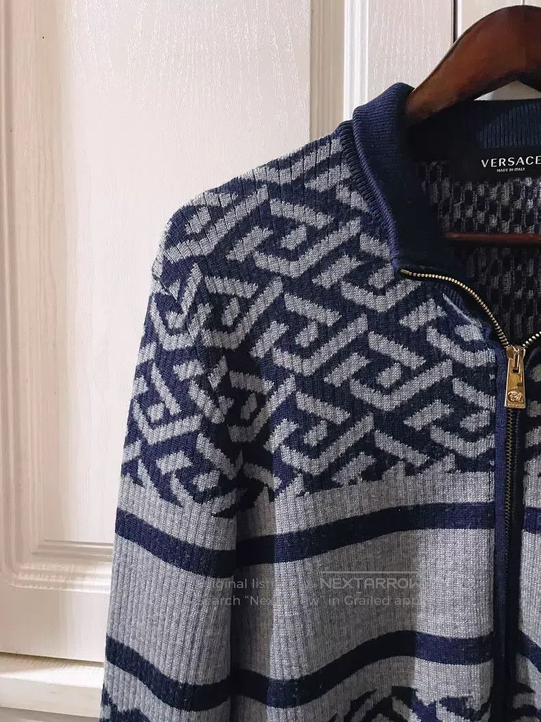 Other Versace Medusa wool knit jacket coat Size US XS / EU 42 / 0 - 4 Thumbnail