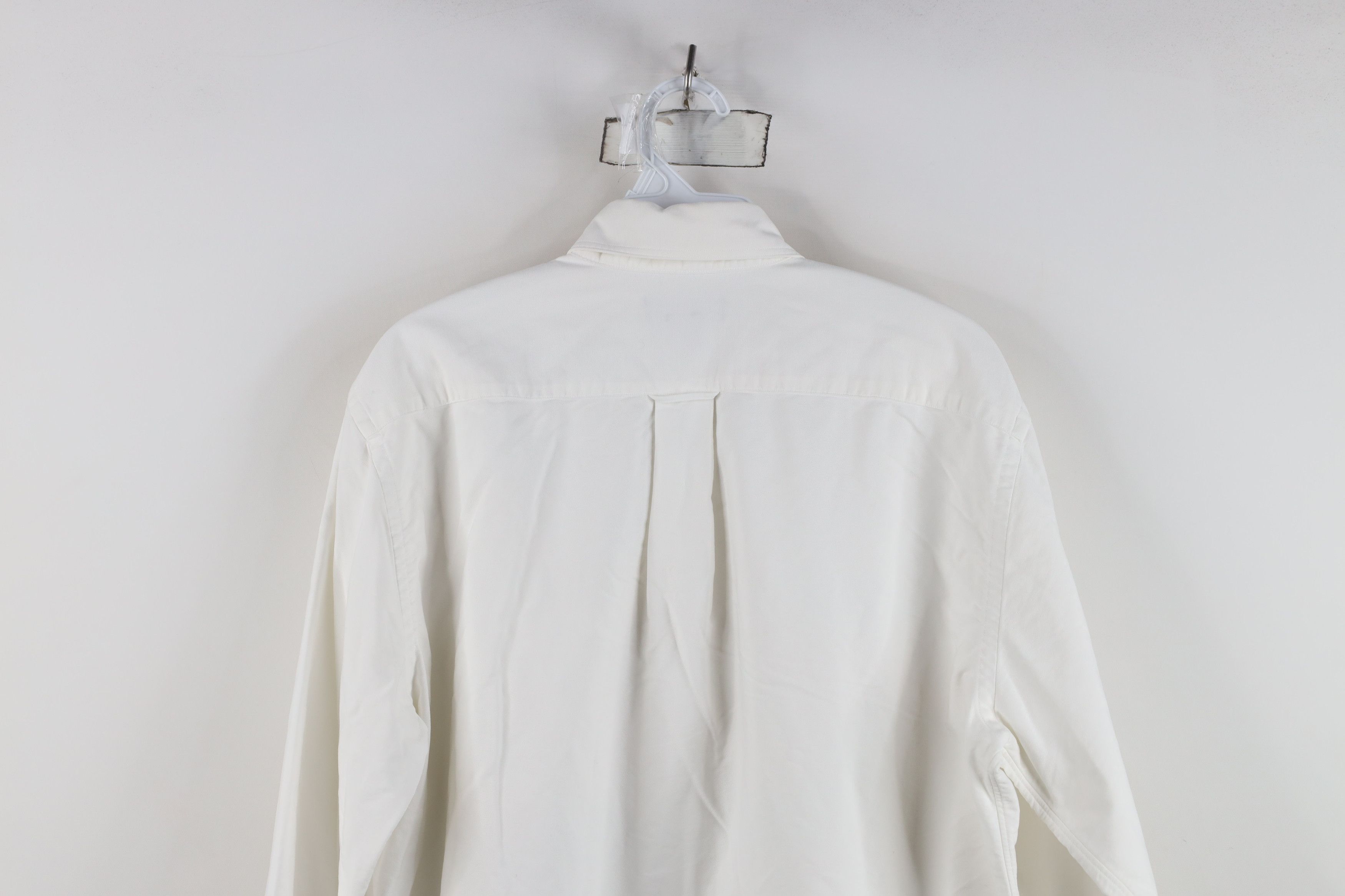 Lands' End Vintage 90s Lands End Collared Button Down Shirt White Size US M / EU 48-50 / 2 - 12 Thumbnail