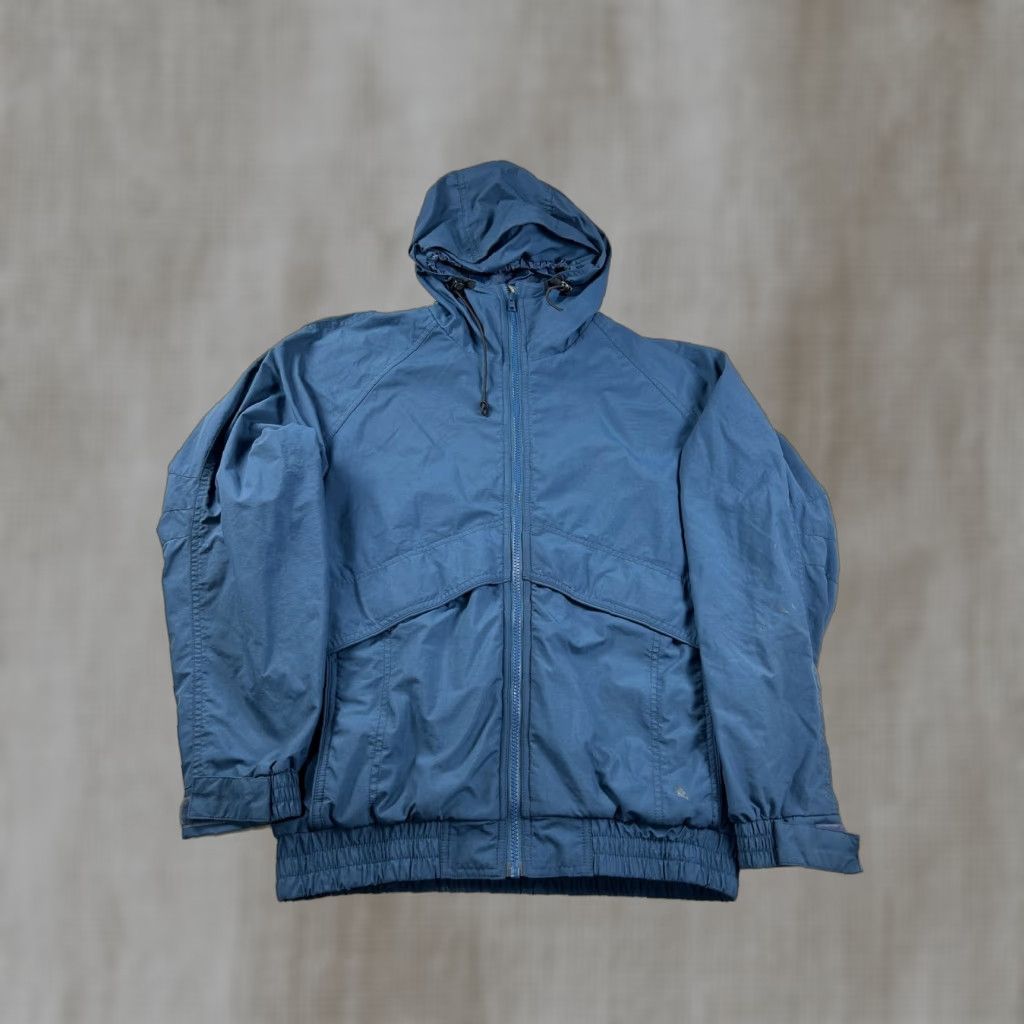 Vintage Cabela's Jacket Mens Small Blue Hooded Fleece Lined Windbreaker Outdoor Bomber Size US S / EU 44-46 / 1 - 1 Thumbnail