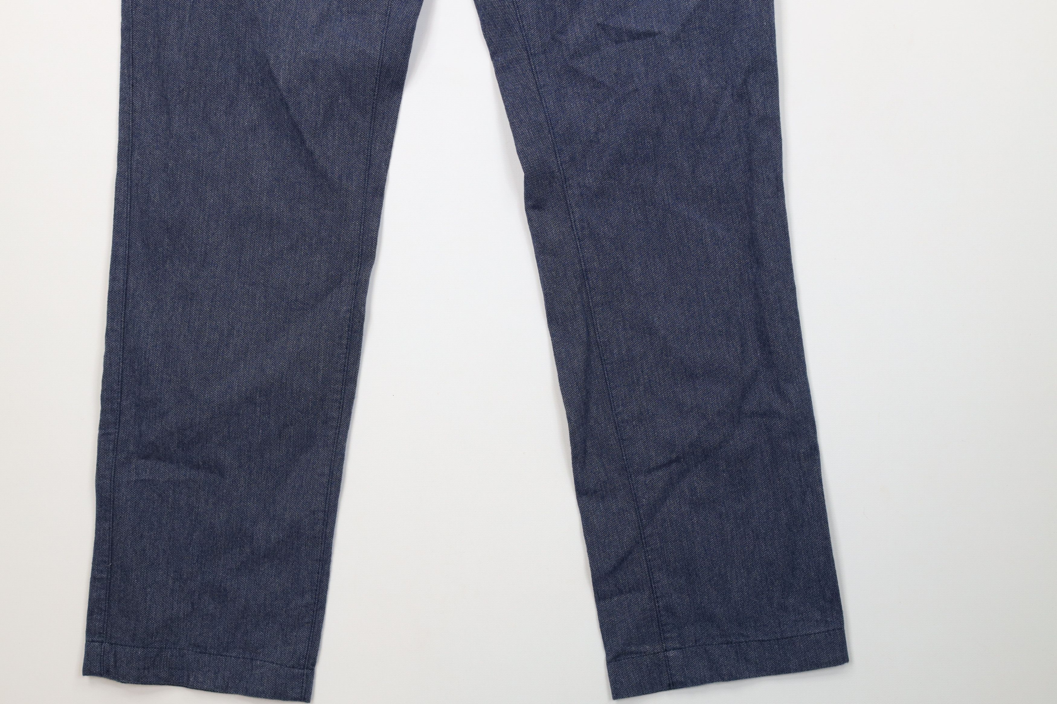 Banana Republic Banana Republic Kentfield Chambray Flannel Chino Pants Blue Size US 32 / EU 48 - 4 Thumbnail