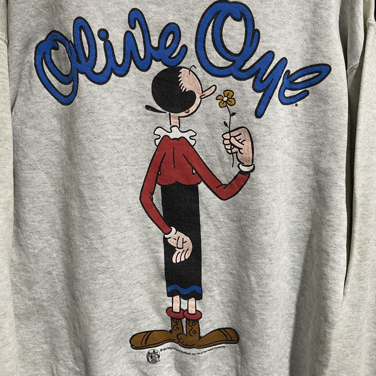 Cartoon Network Vtg 90S OLIVE OYL POPEYE Sweatshirt Size US M / EU 48-50 / 2 - 6 Thumbnail