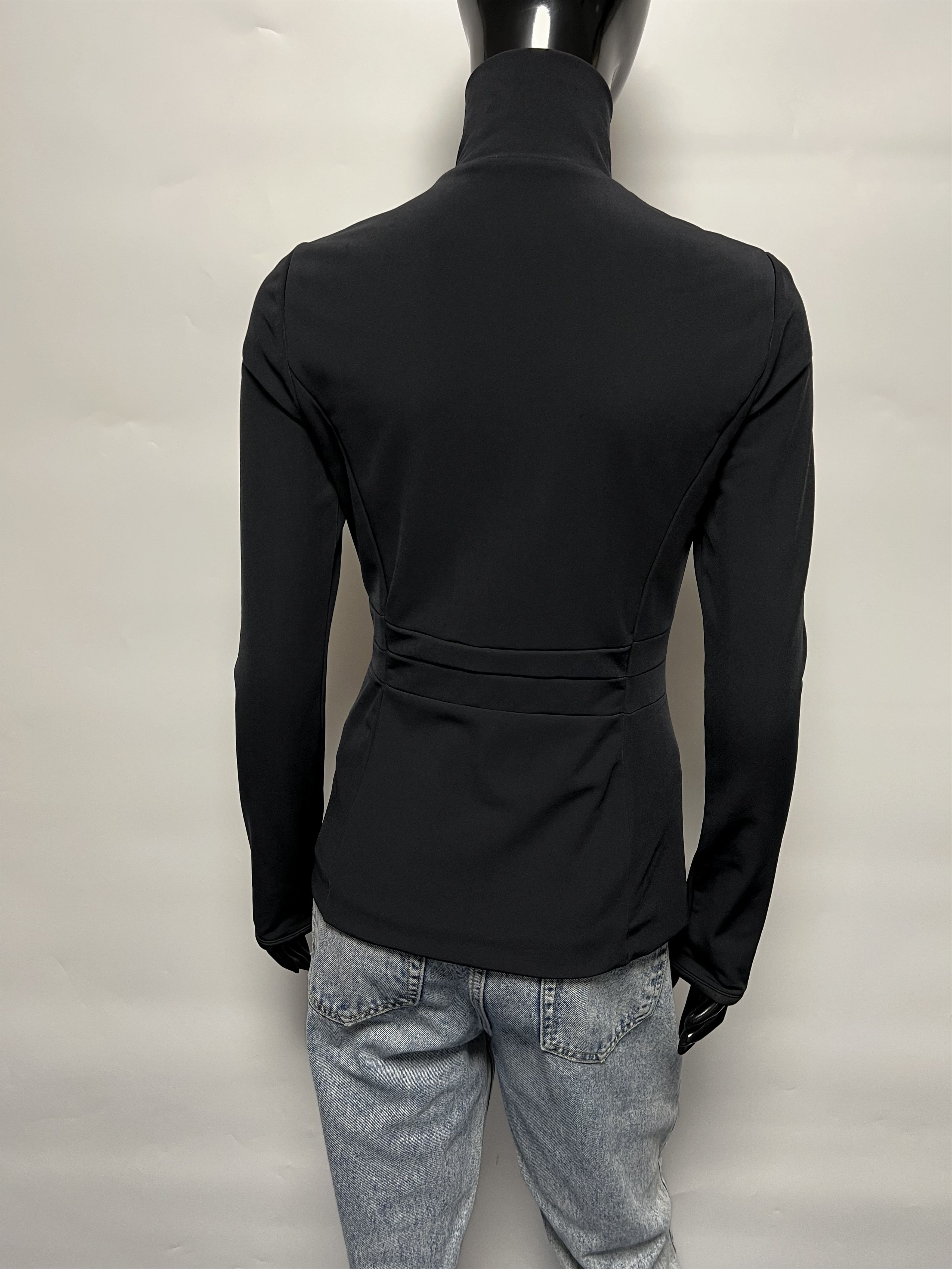 Prada Prada Vintage Women’s Black Full Zip Jacket Size M/L Size L / US 10 / IT 46 - 4 Thumbnail