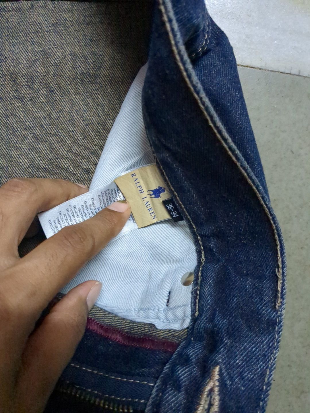 Polo Ralph Lauren × Ralph Lauren POLO RALPH LAUREN EMBROIDERED BEAR DENIM Size US 36 / EU 52 - 8 Thumbnail
