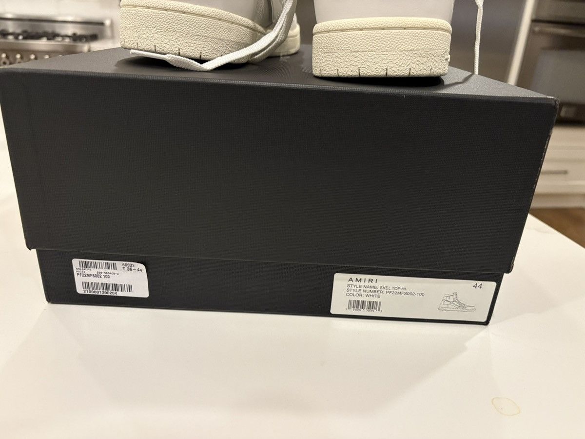 Amiri Amiri Skeleton High tops White Size US 10.5 / EU 43-44 - 2 Thumbnail