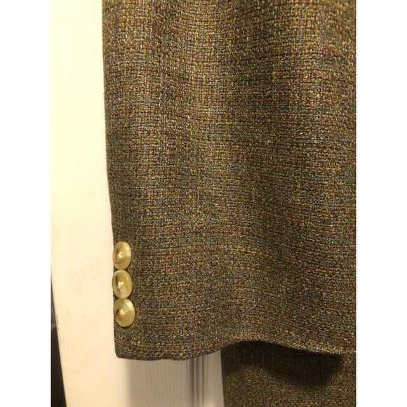 Other Ibiza men's 48%wool 32%silk 20%linen sport coat blazer 46R Size 46R - 4 Thumbnail
