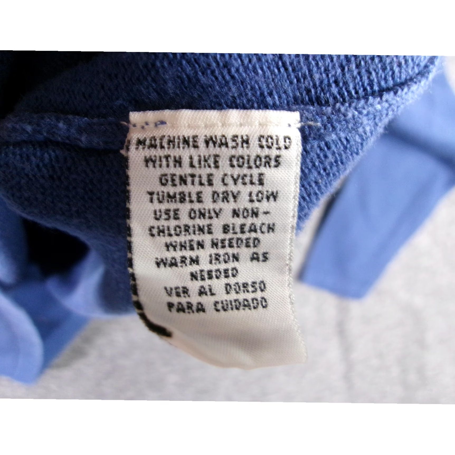Vintage Vintage YarnWorks Women's Medium Sweater Crewneck Pullover Knit Blue Casual Winter Fall Size M / US 6-8 / IT 42-44 - 7 Thumbnail
