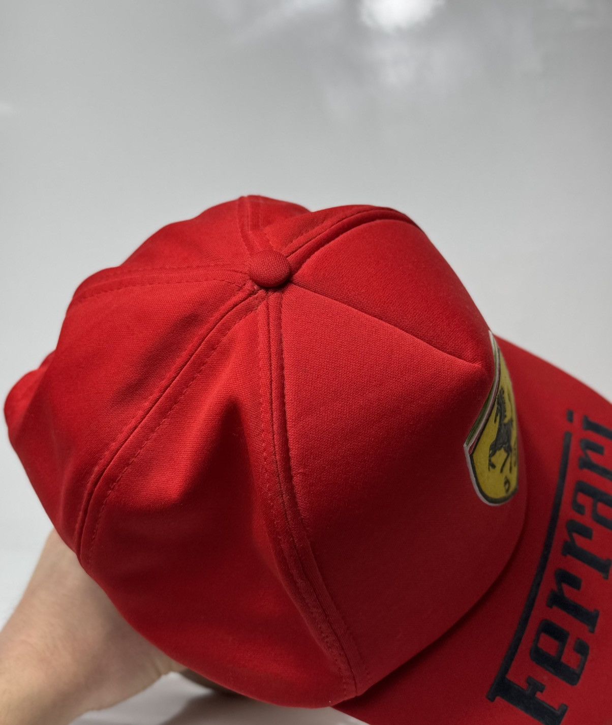 Ferrari Ferrari Big Logo Red Cap Size ONE SIZE - 5 Thumbnail