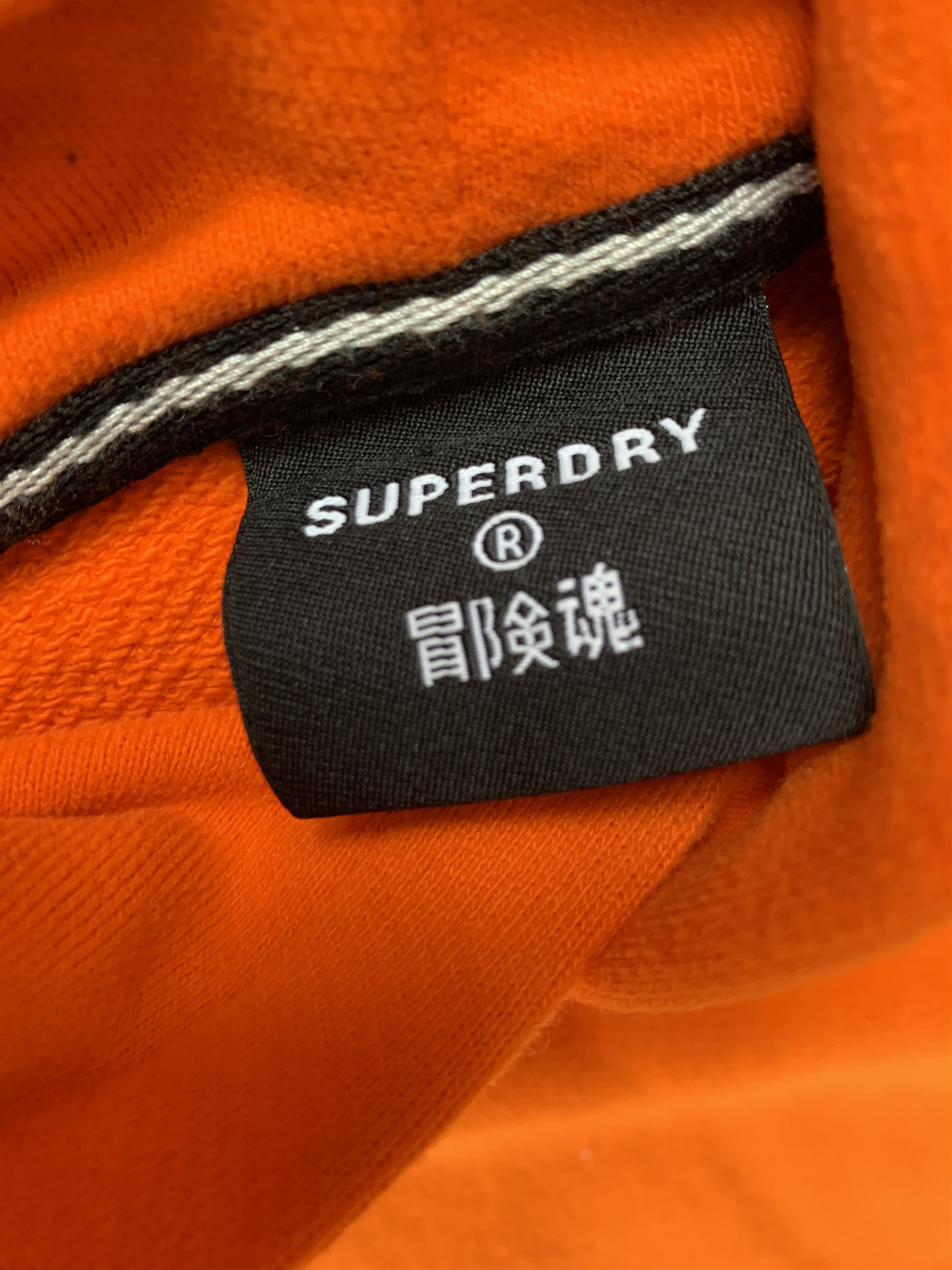 Japanese Brand × Superdry Superdry Orange Cotton Center Logo Hoodie Size US S / EU 44-46 / 1 - 6 Thumbnail
