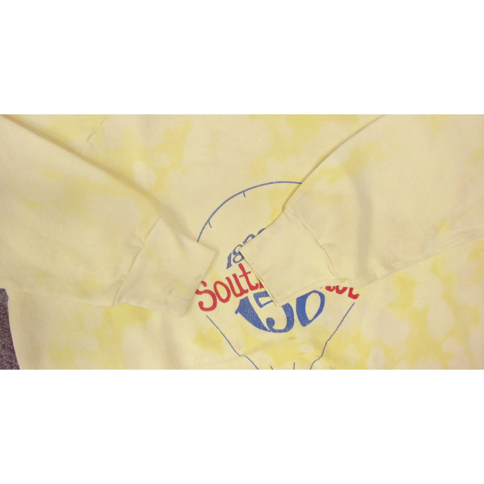 Fruit Of The Loom VTG 80s Fruit of the Loom 50/50 Tie Dye Balloon Raglan M/L Size L / US 10 / IT 46 - 8 Thumbnail