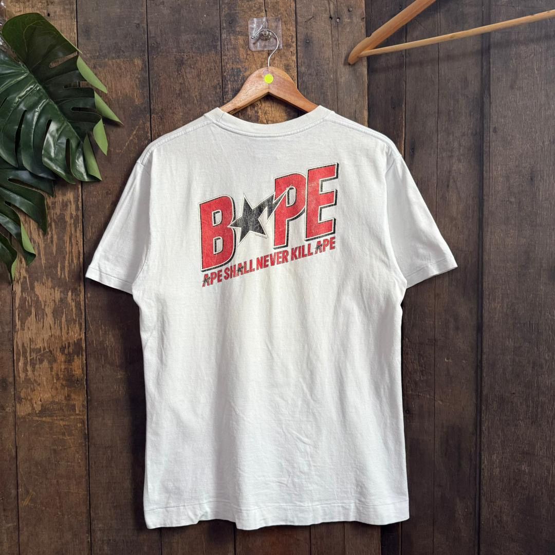 Bape Vintage Bape Monkey Tshirt Size US M / EU 48-50 / 2 - 2 Thumbnail