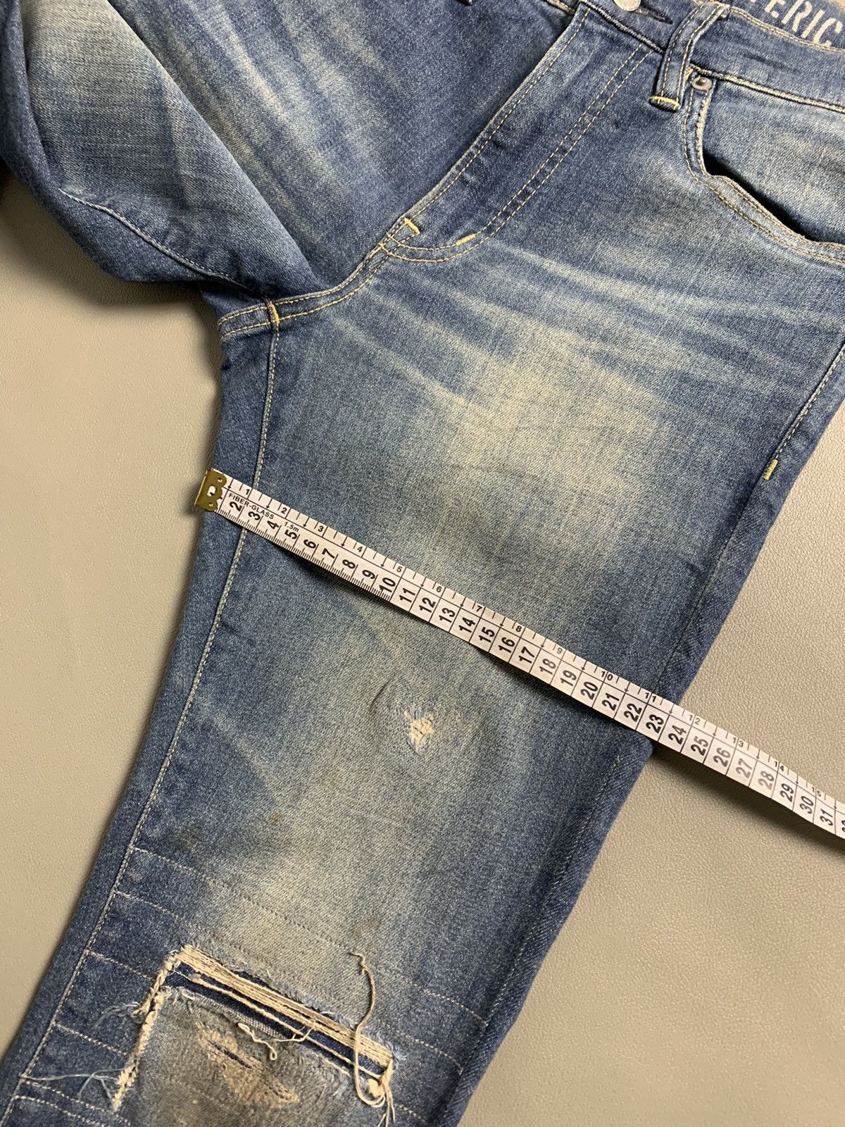 Hysteric Glamour × Japanese Brand × Vintage hysteric glamour ripped skiny jeans Size US 28 / EU 44 - 23 Thumbnail