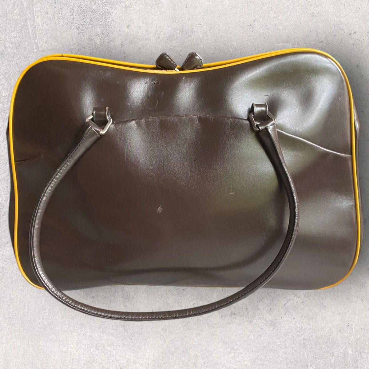 Prada Prada Brown Leather Bag Size ONE SIZE - 2 Thumbnail