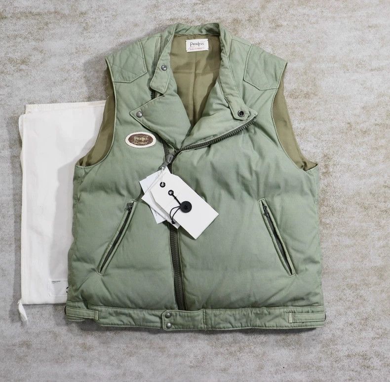 VisvimVISVIM Strabler III Down Vest in Green-2504